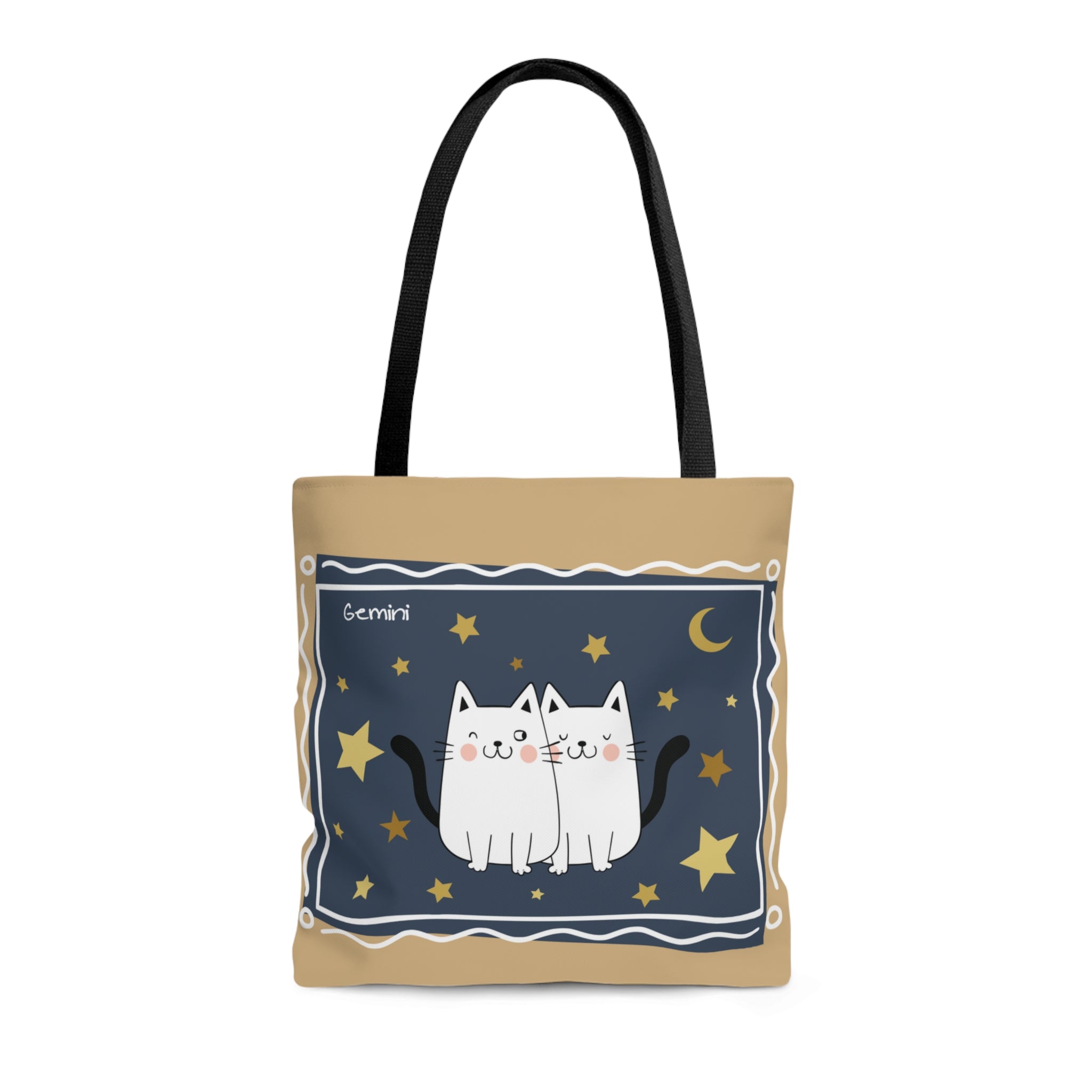 Gemini Lucky Cat: Tote Bag