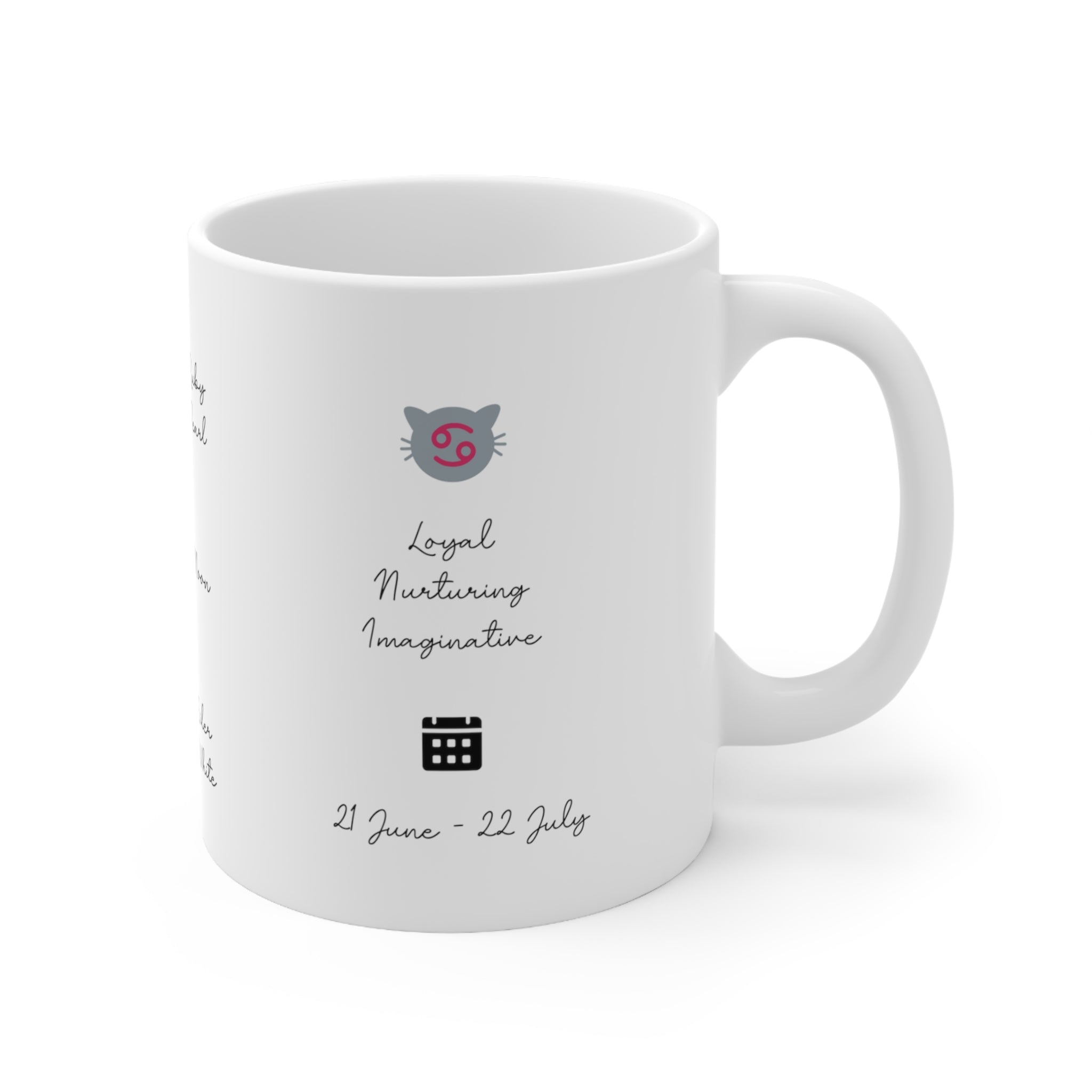 Cancer Lucky Cat: Bio Mug