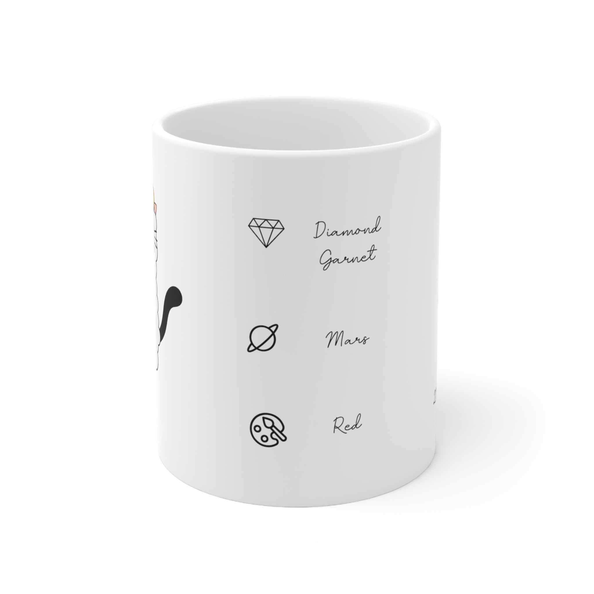 Aries Lucky Cat: Bio Mug