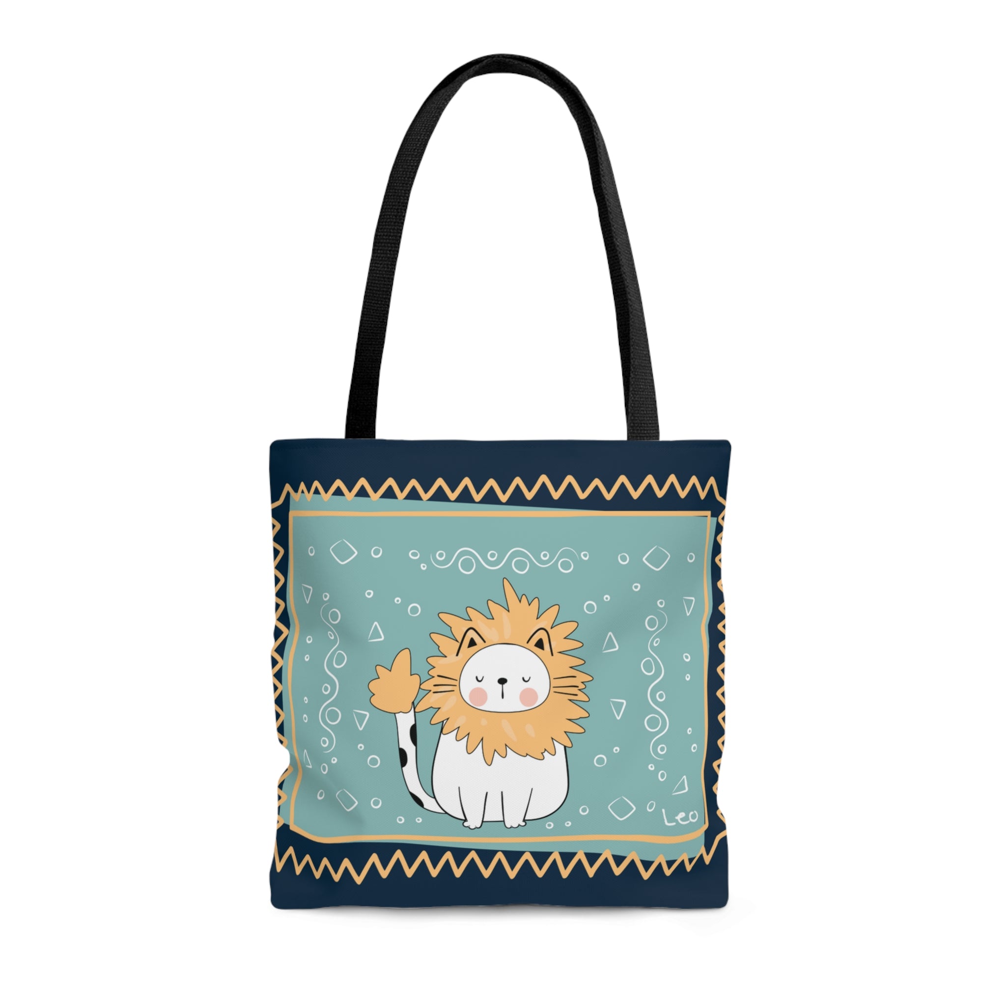 Leo Lucky Cat: Tote Bag