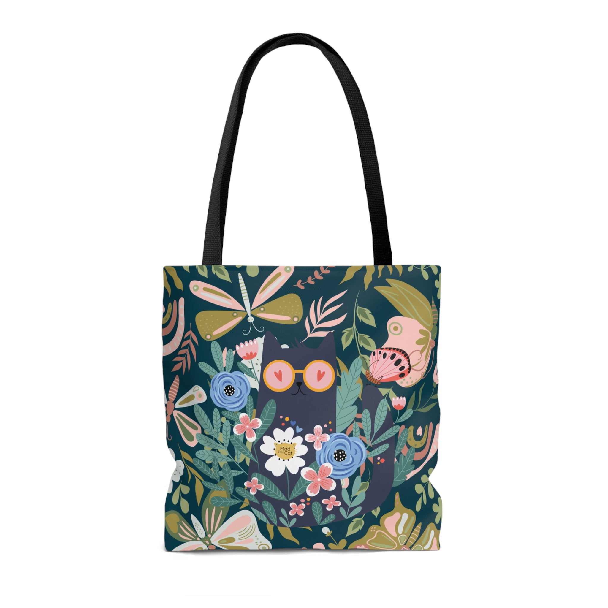 Lulu's Garden : Cool Cats - Trippy Tote Bag