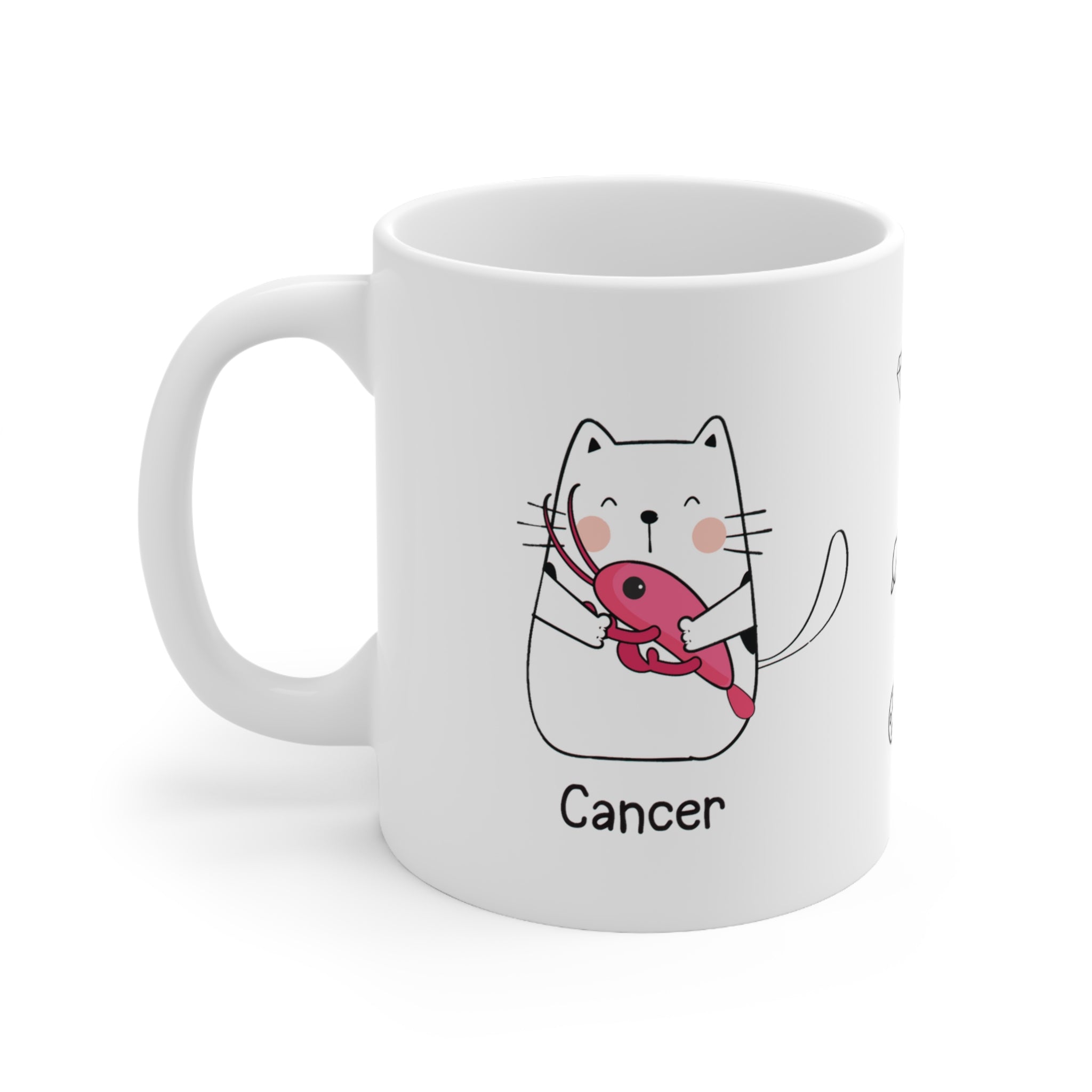 Cancer Lucky Cat: Bio Mug