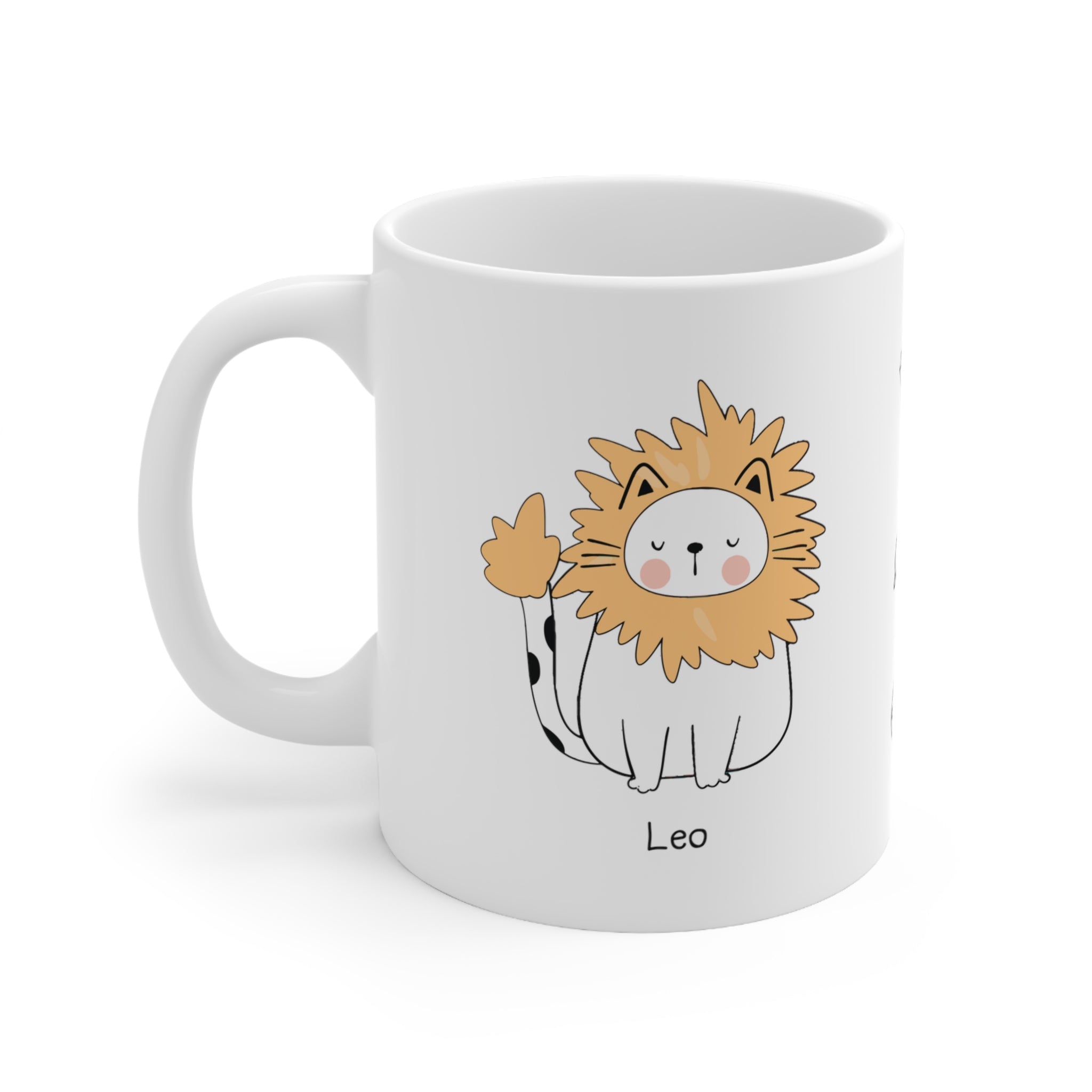 Leo Lucky Cat: Bio Mug