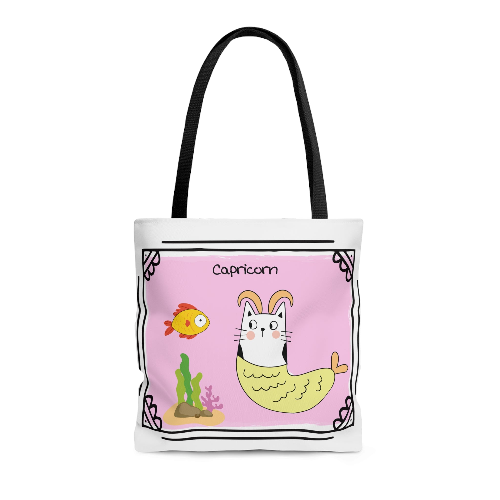 Capricorn Lucky Cat: Tote Bag