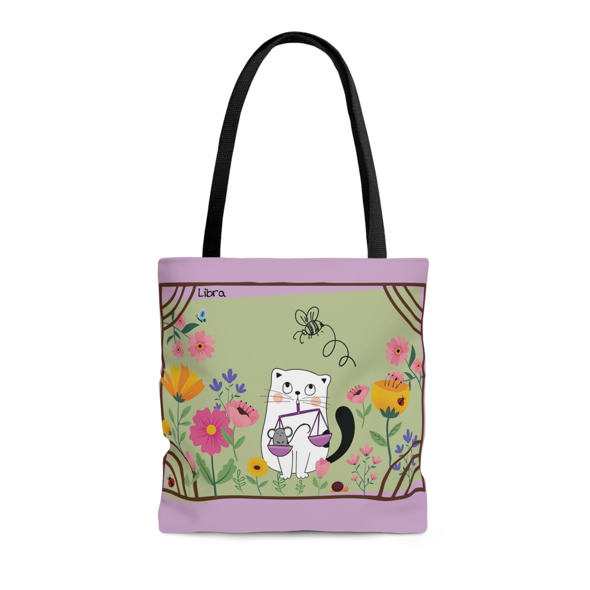 Libra Lucky Cat - Tote Bag