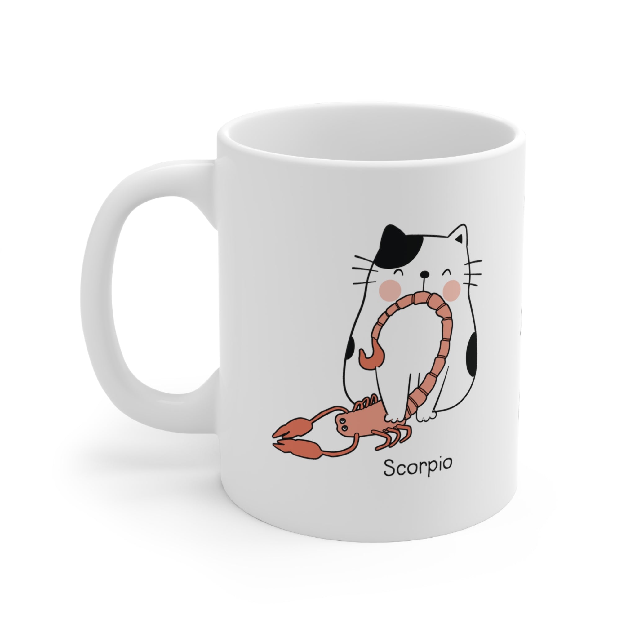 Scorpio Lucky Cat: Bio Mug