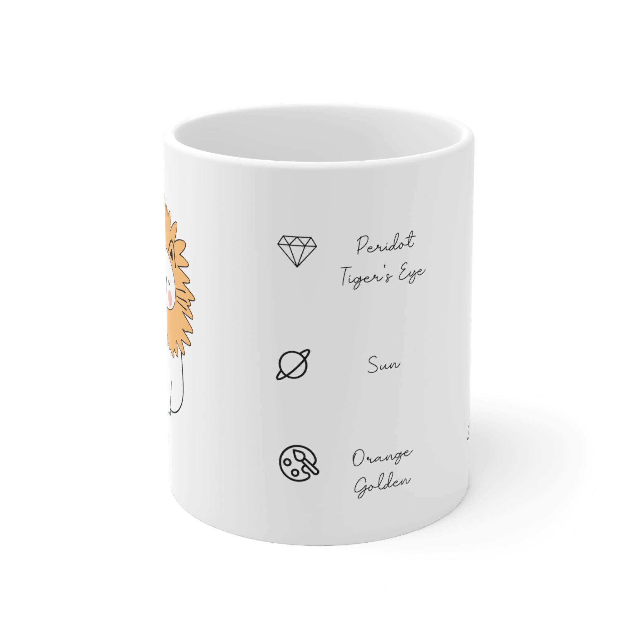 Leo Lucky Cat: Bio Mug