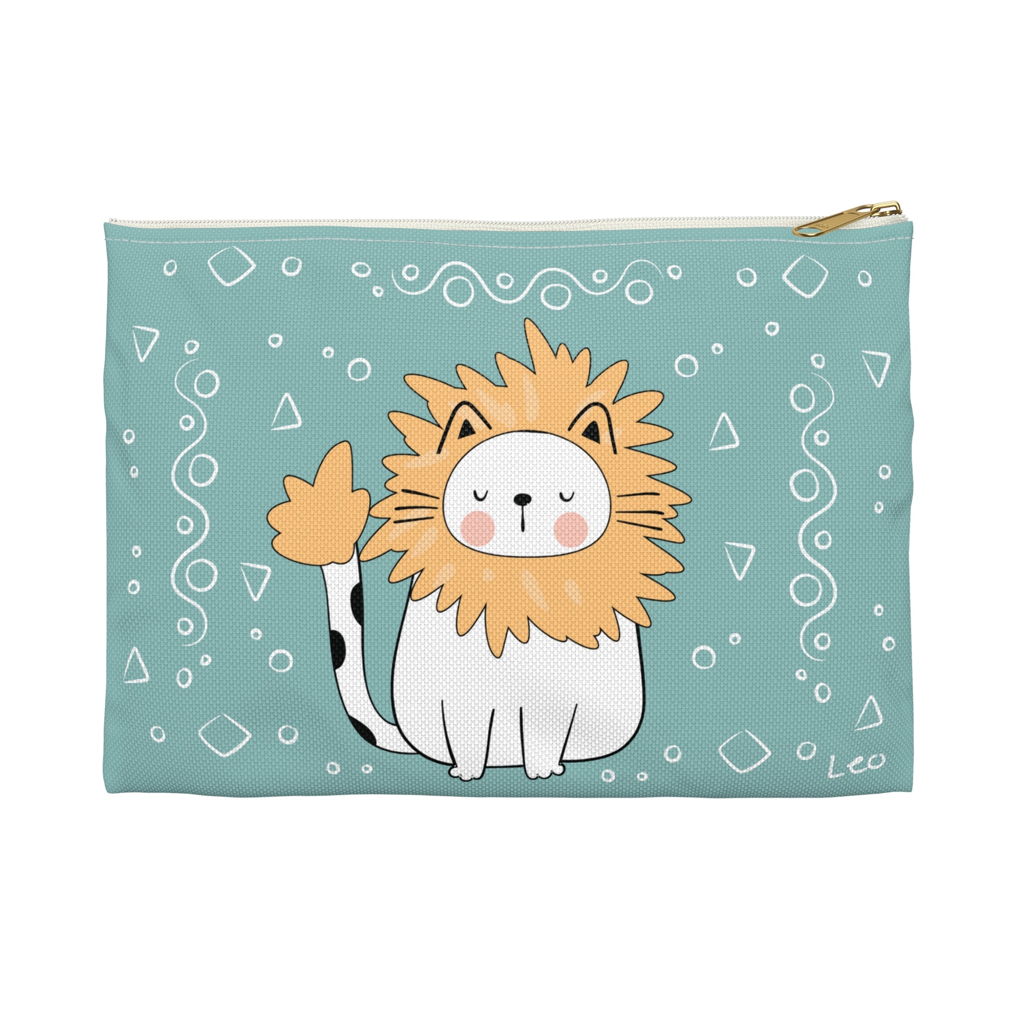 Leo Lucky Cat: Good Fur-tune Pouch