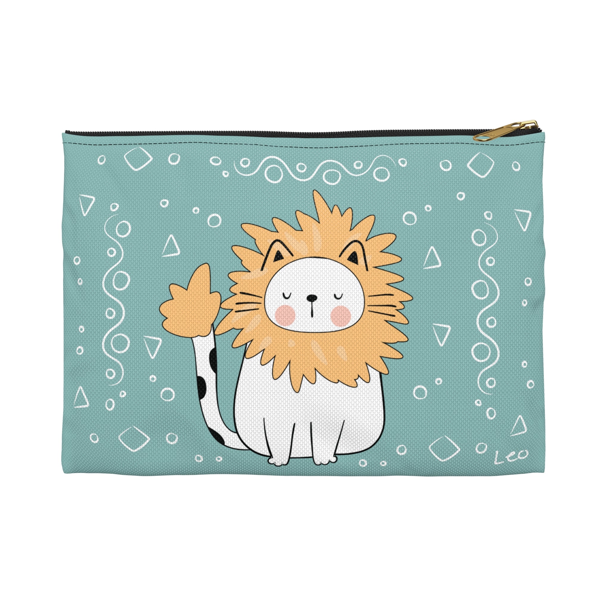 Leo Lucky Cat: Good Fur-tune Pouch