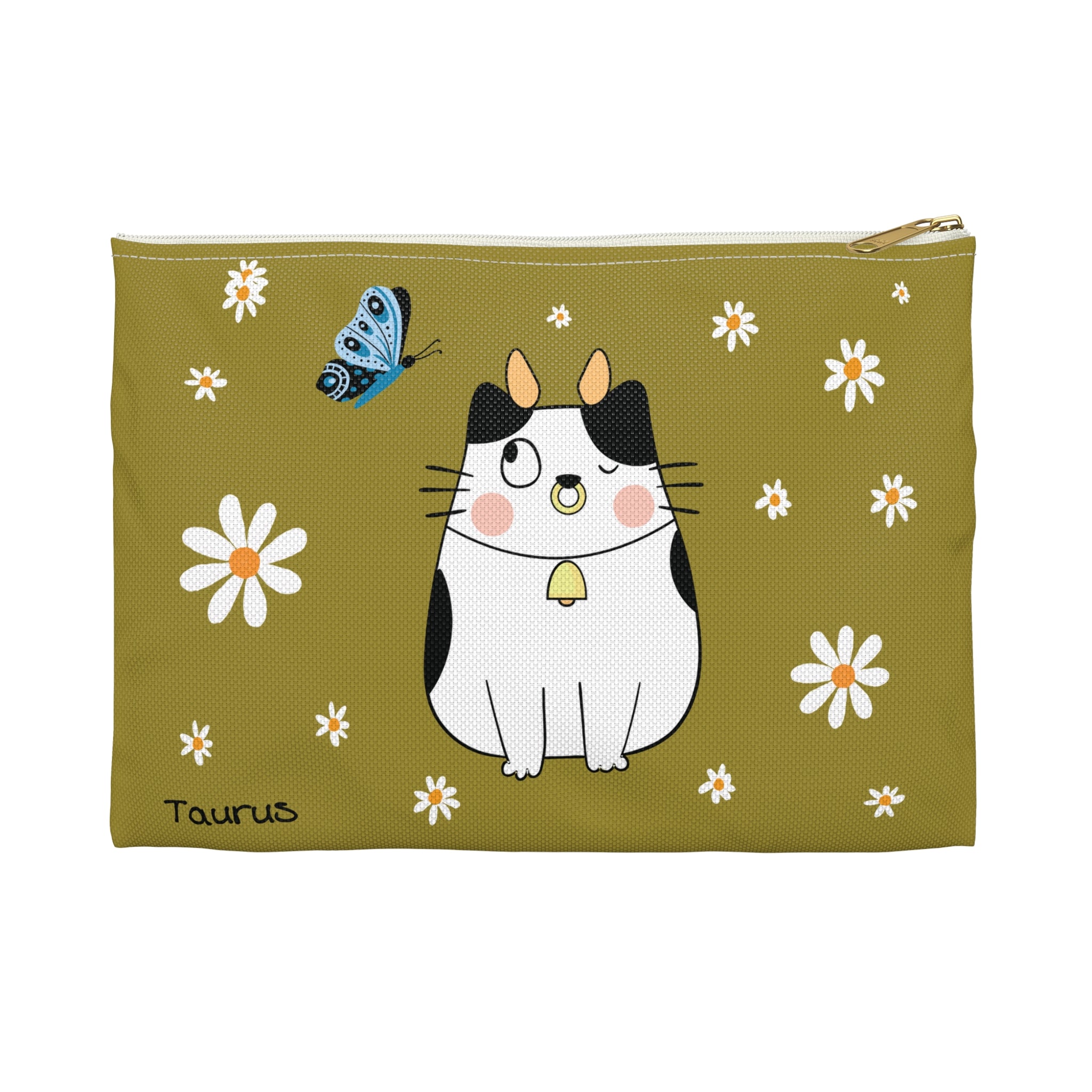 Taurus Lucky Cat: Good Fur-tune Pouch