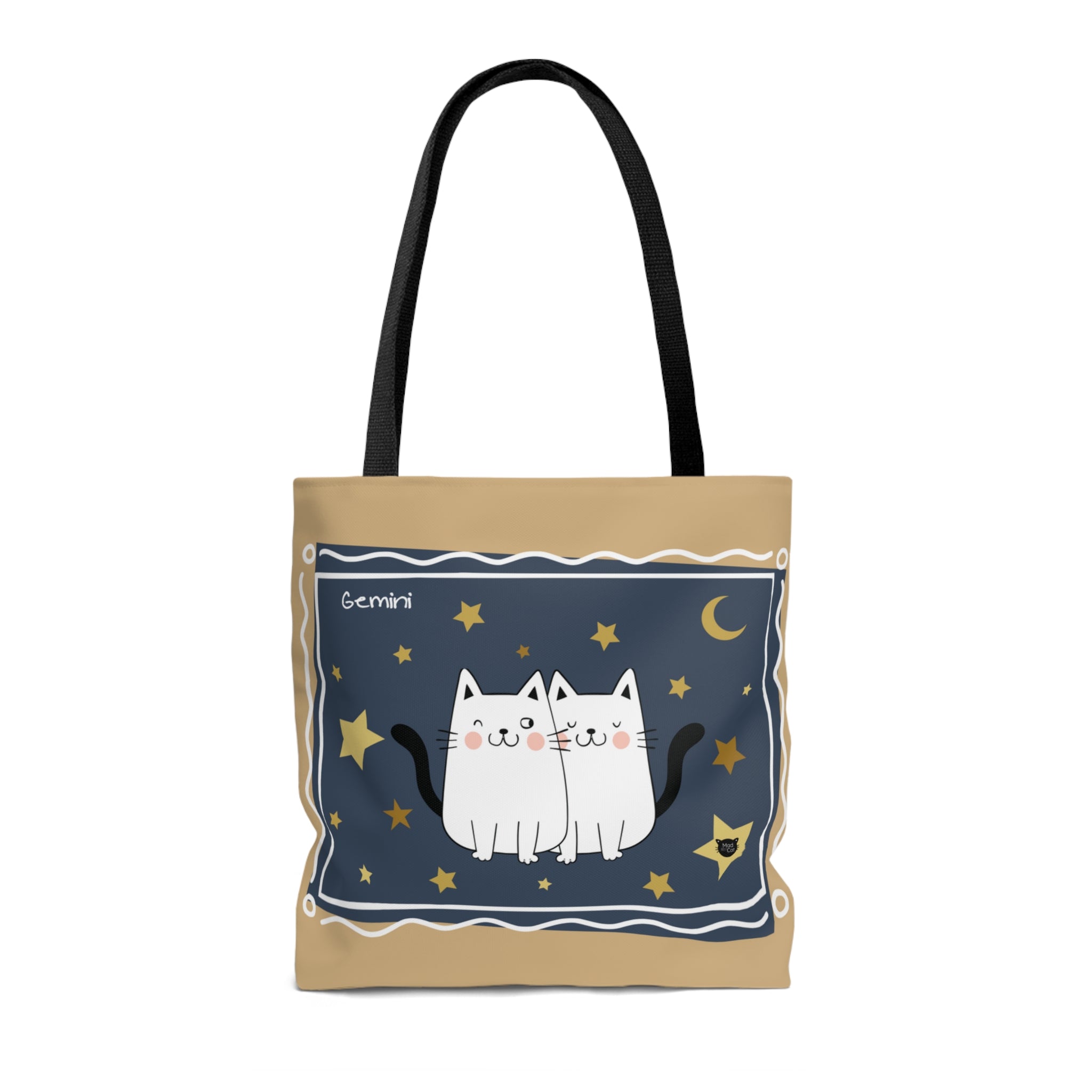 Gemini Lucky Cat: Tote Bag