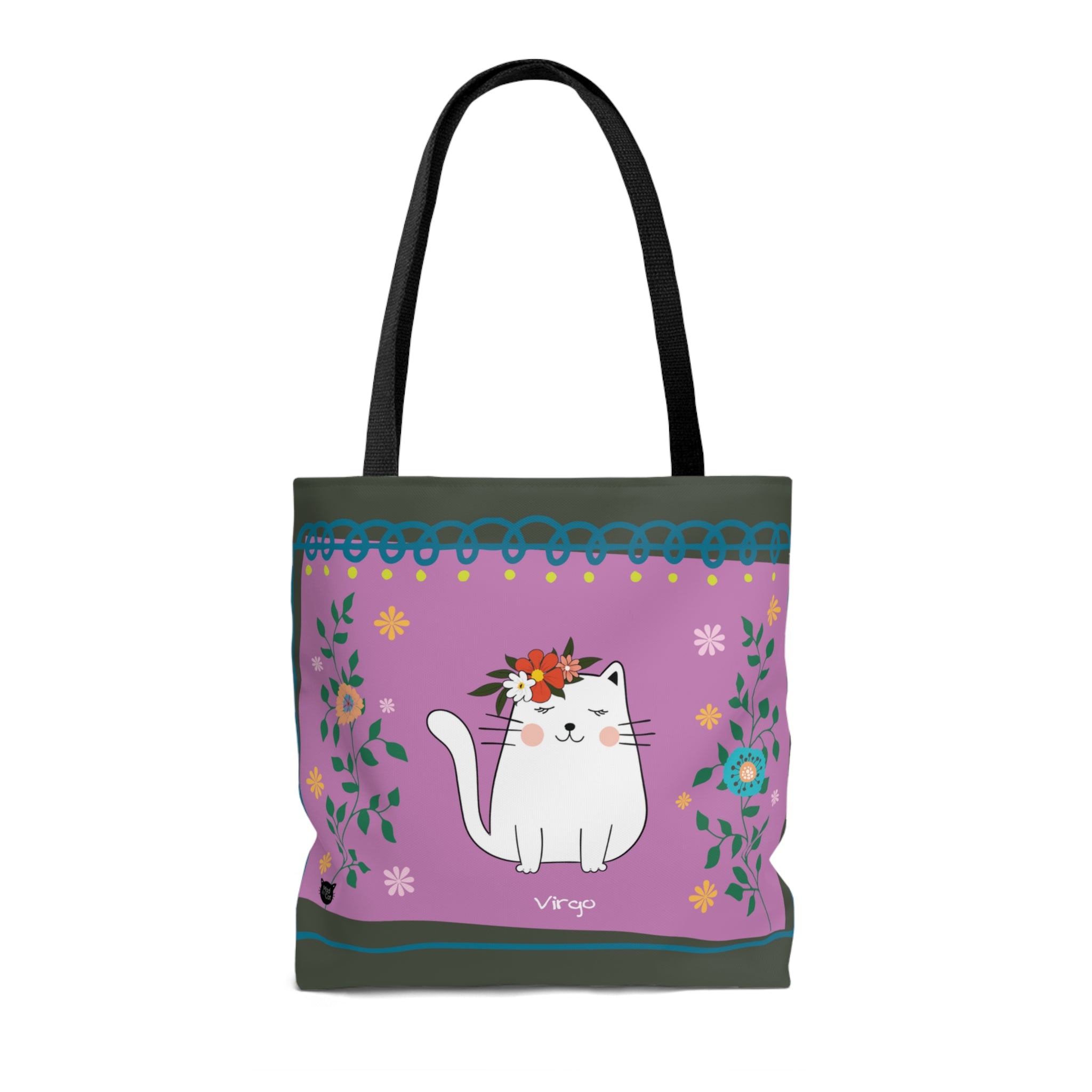 Virgo Lucky Cat: Tote Bag