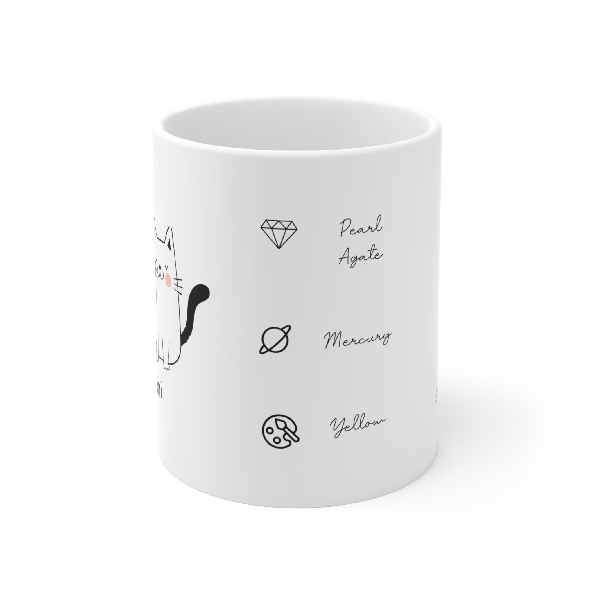 Gemini Lucky Cat: Bio Mug