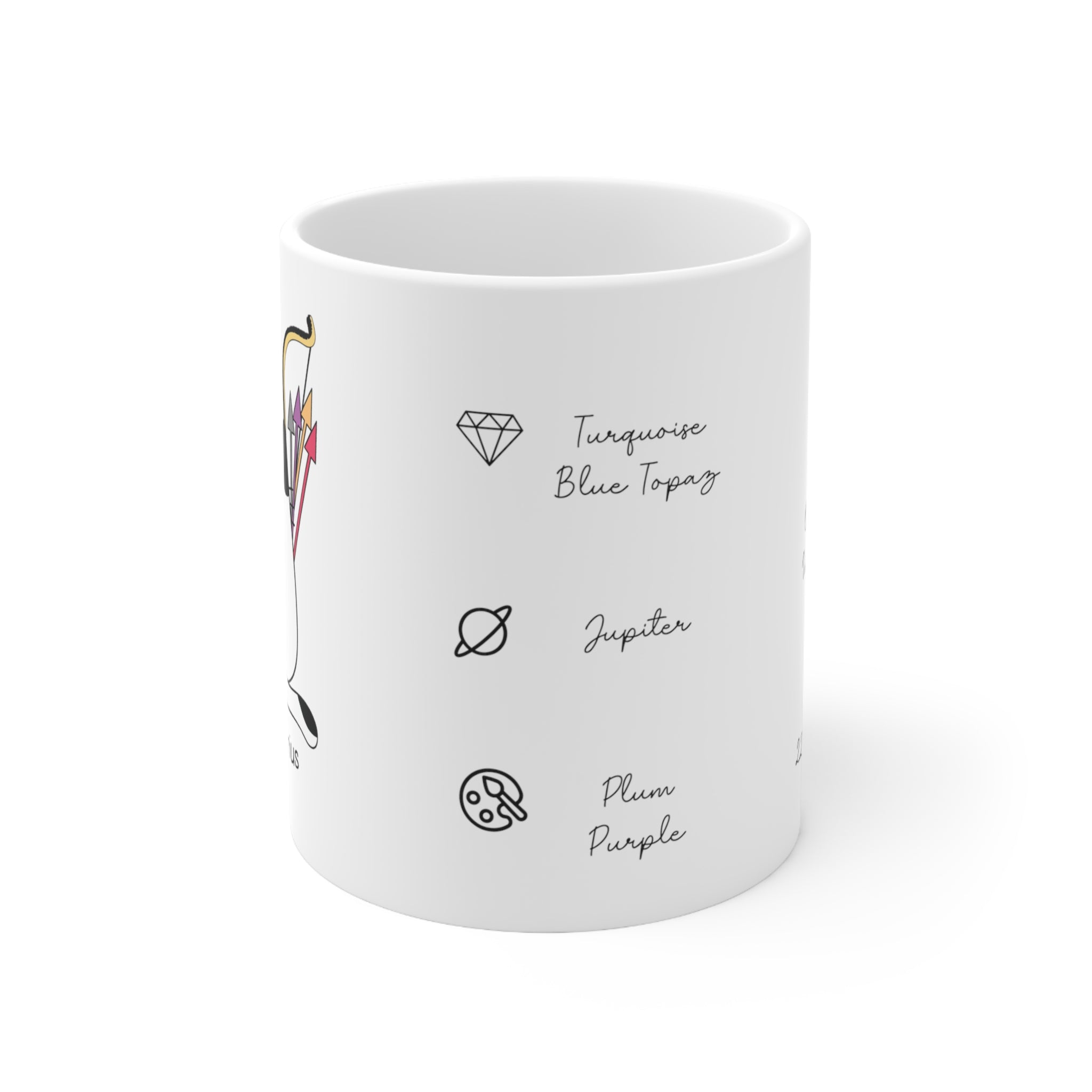 Sagittarius Lucky Cat: Bio Mug