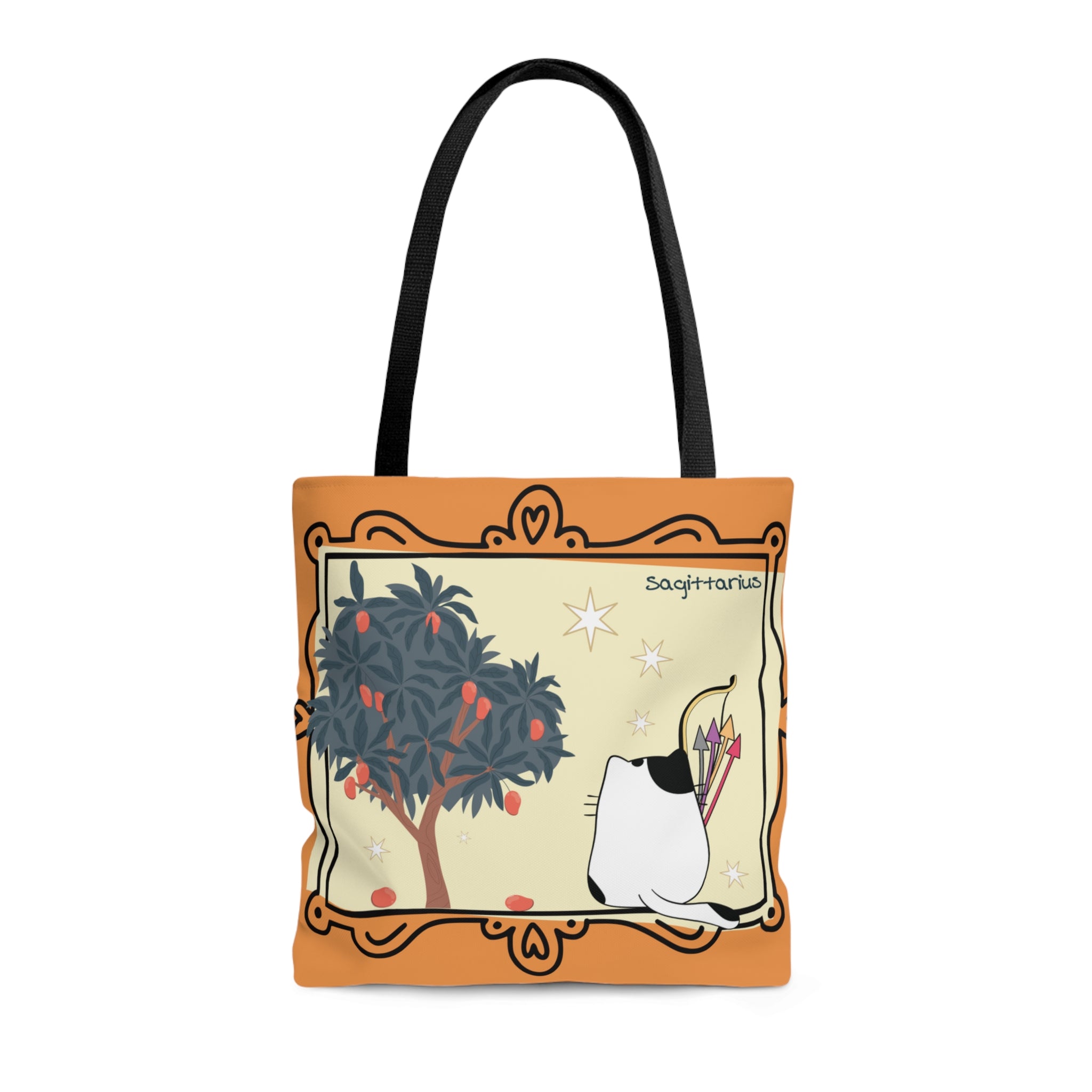 Sagittarius Lucky Cat: Tote Bag