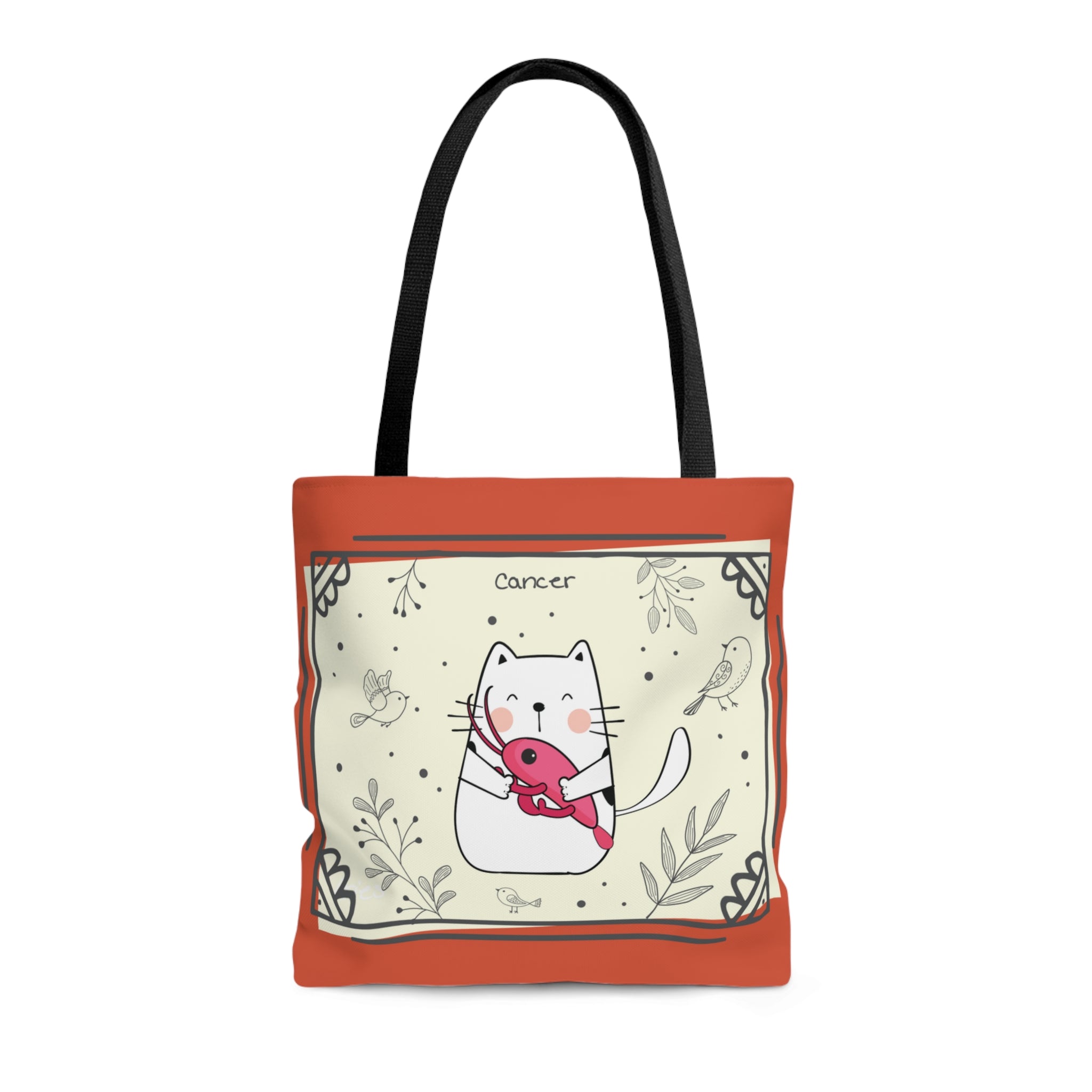 Cancer Lucky Cat: Tote Bag