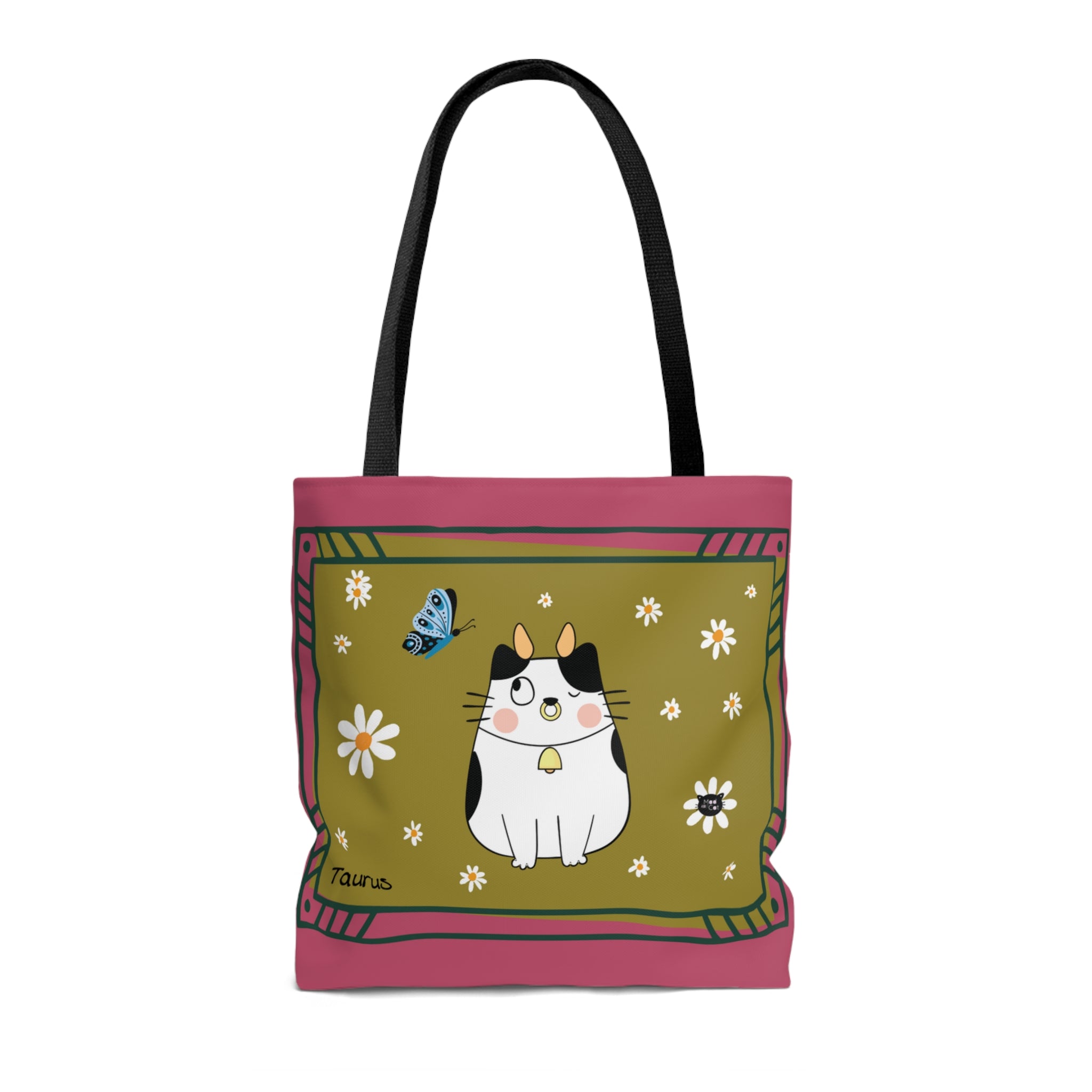 Taurus Lucky Cat: Tote Bag