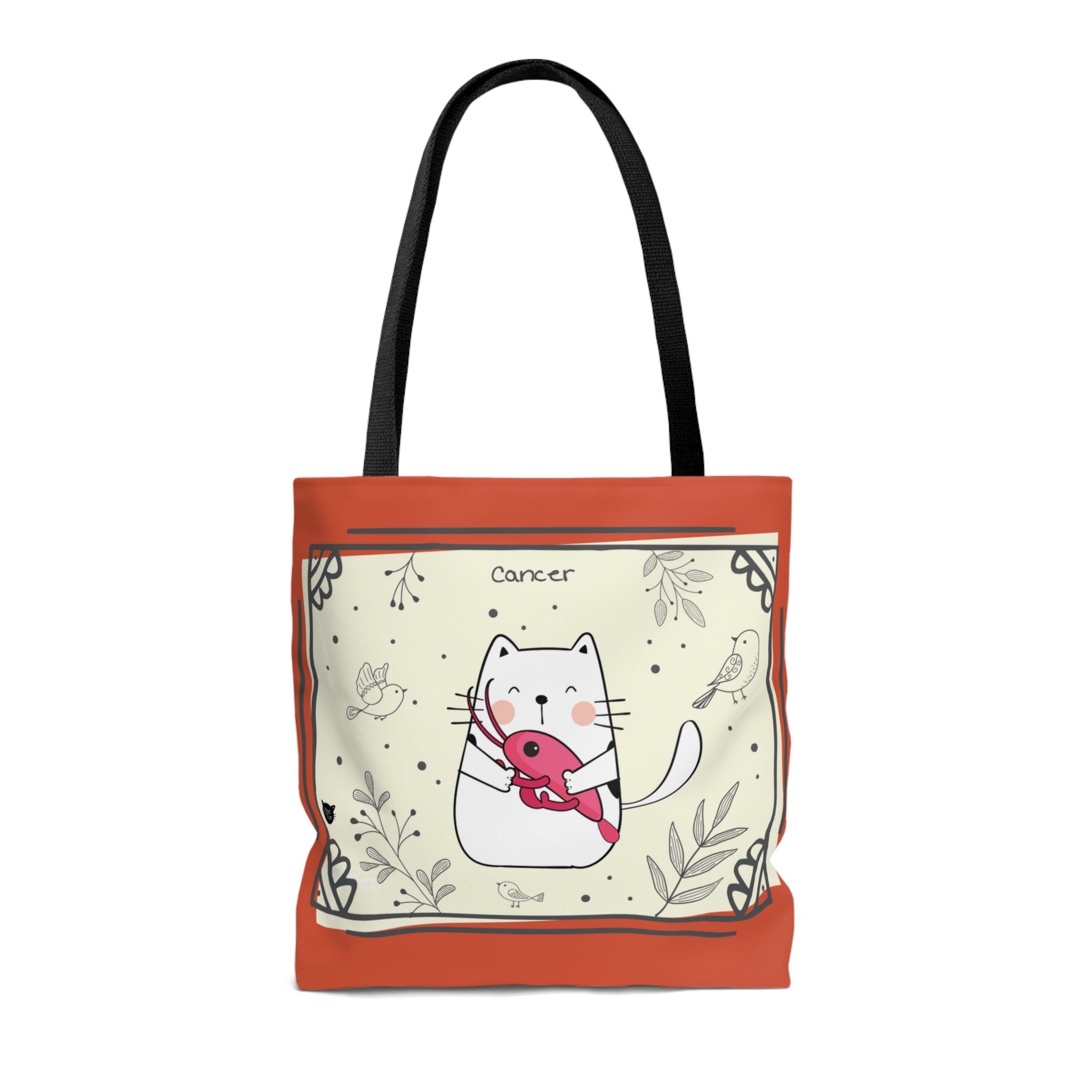 Cancer Lucky Cat: Tote Bag