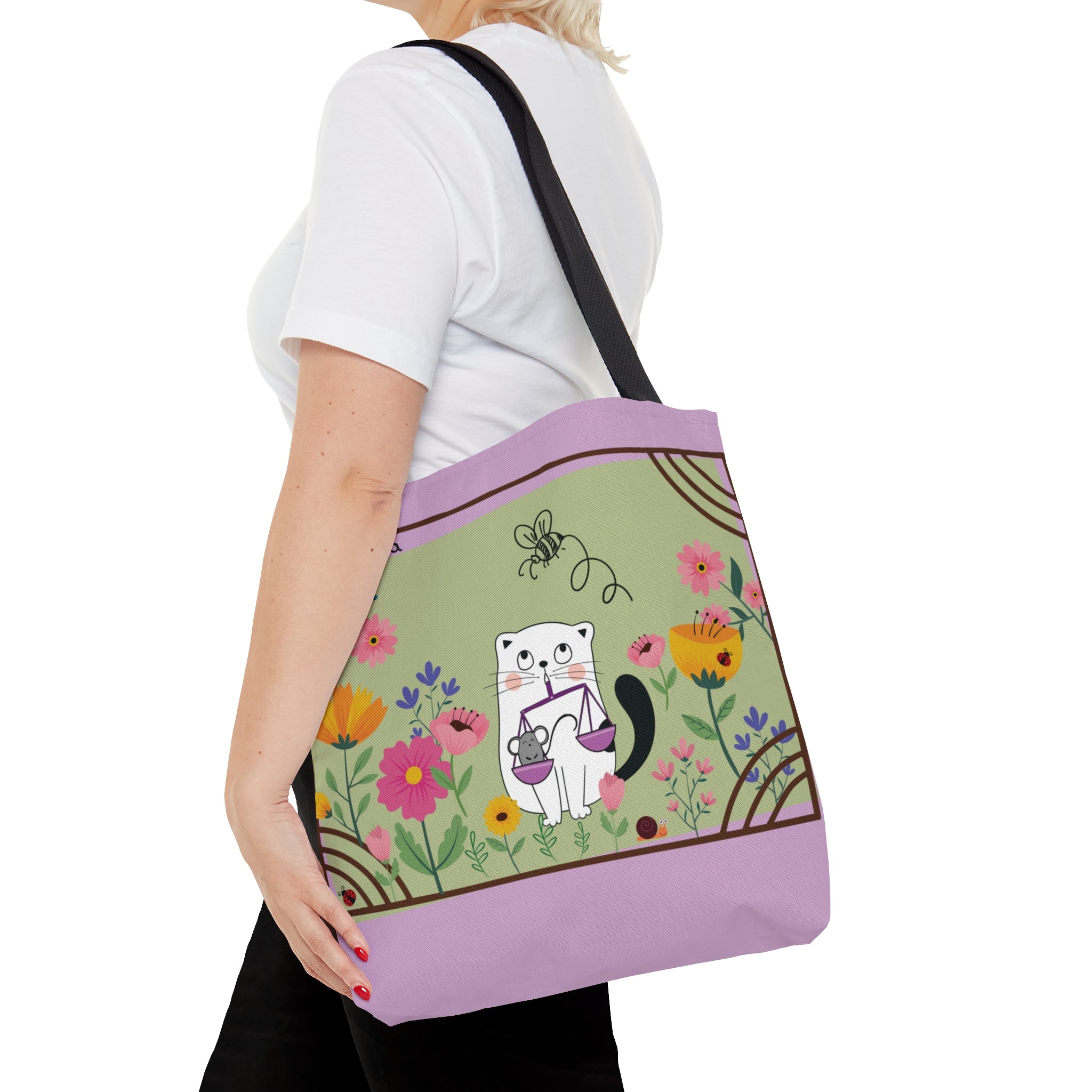 Libra Lucky Cat - Tote Bag