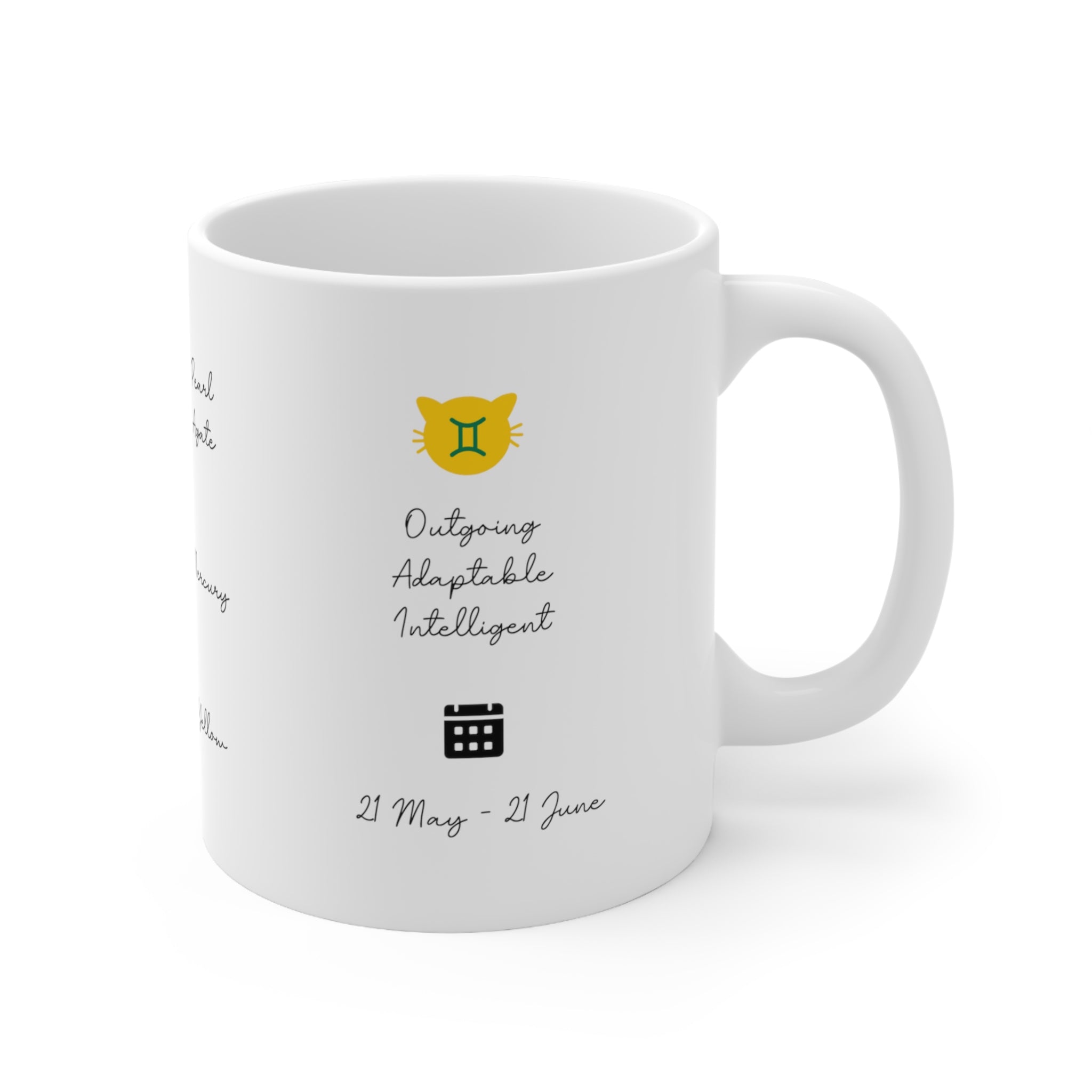 Gemini Lucky Cat: Bio Mug