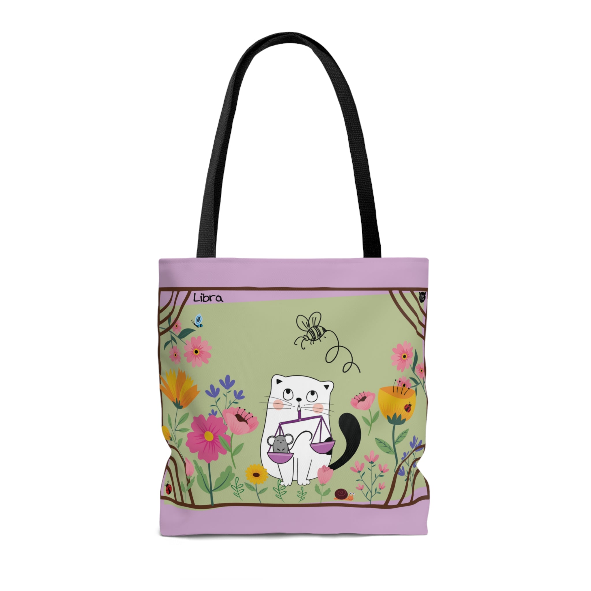 Libra Lucky Cat - Tote Bag