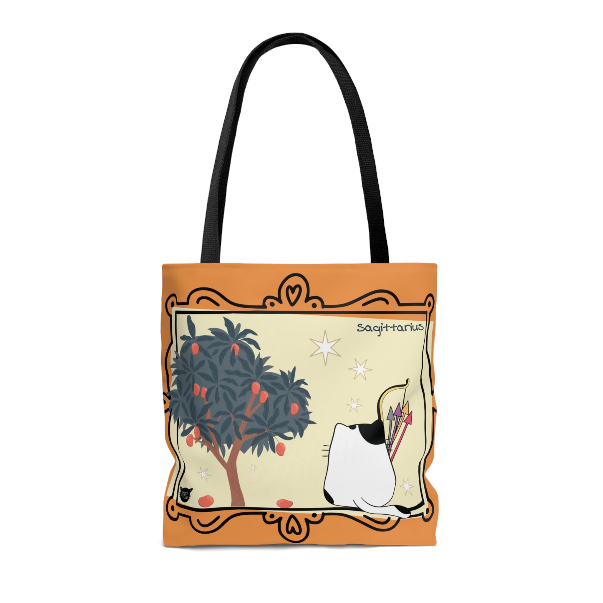 Sagittarius Lucky Cat: Tote Bag