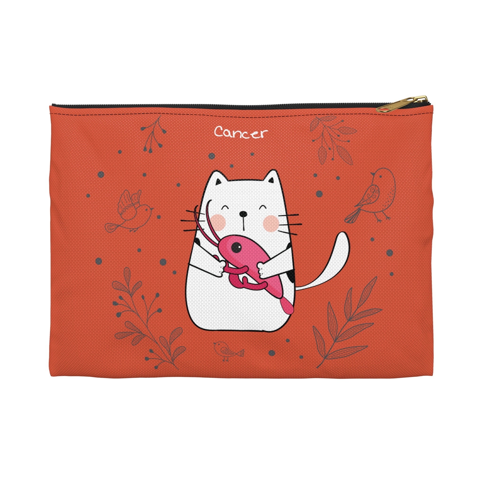 Cancer Lucky Cat: Good Fur-tune Pouch