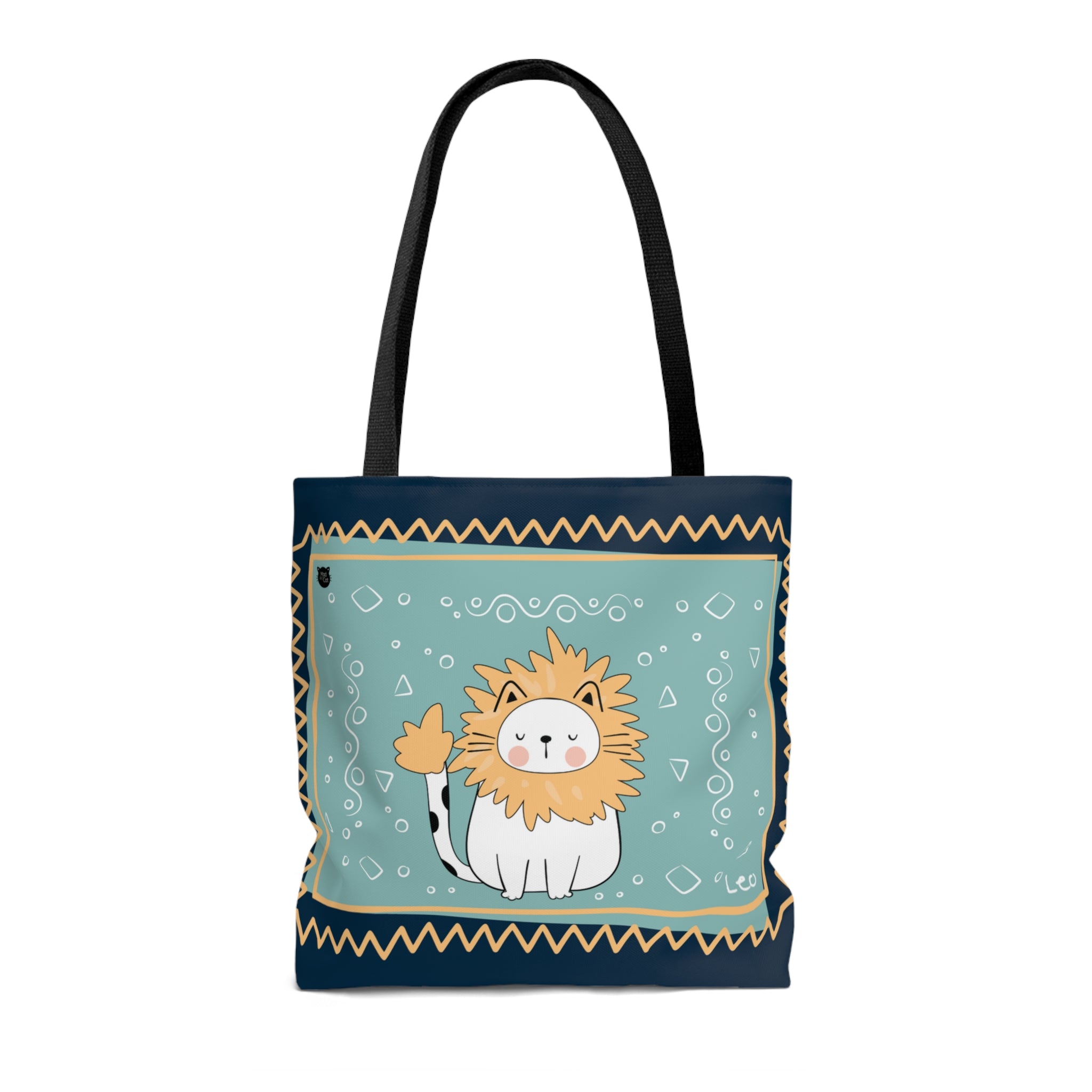 Leo Lucky Cat: Tote Bag