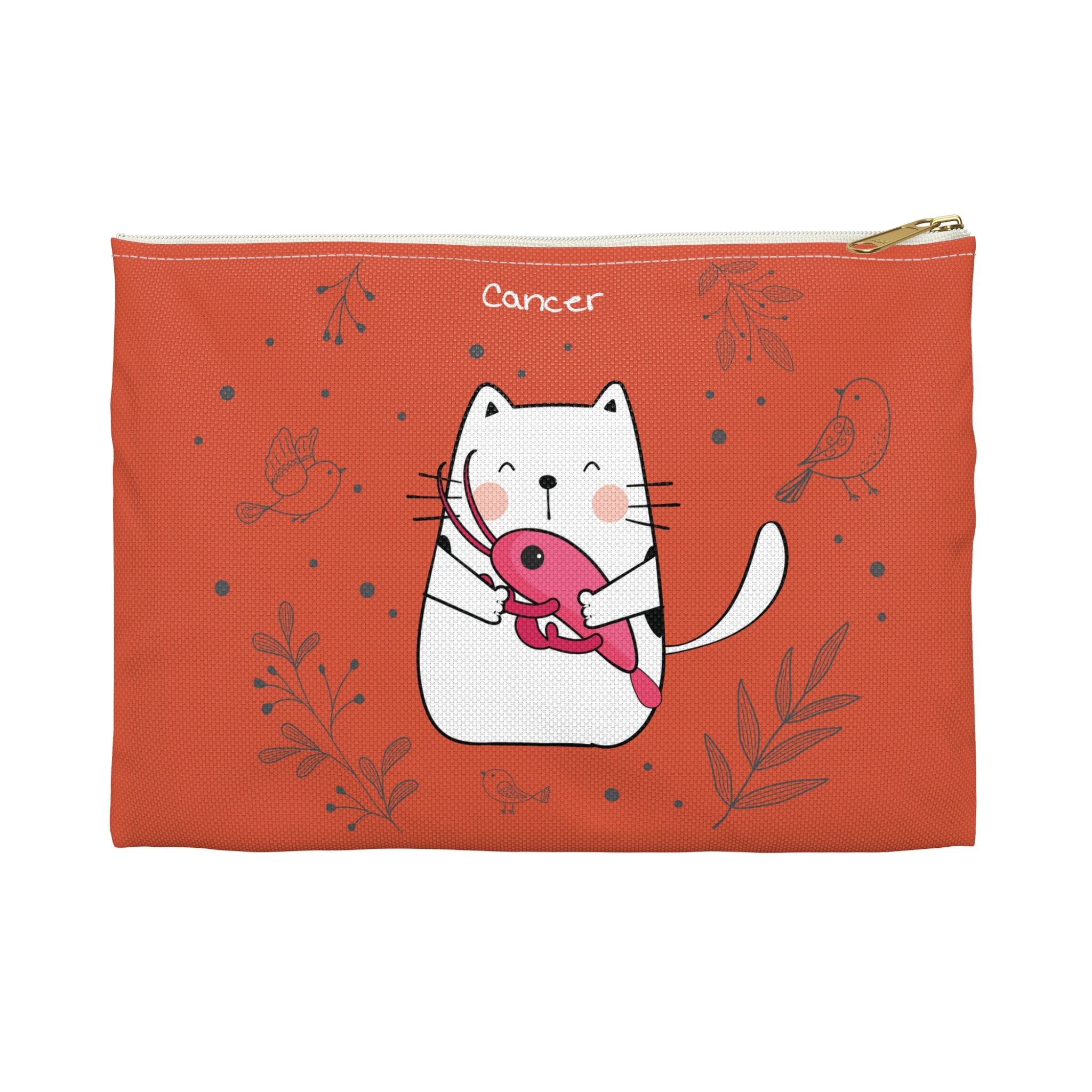 Cancer Lucky Cat: Good Fur-tune Pouch