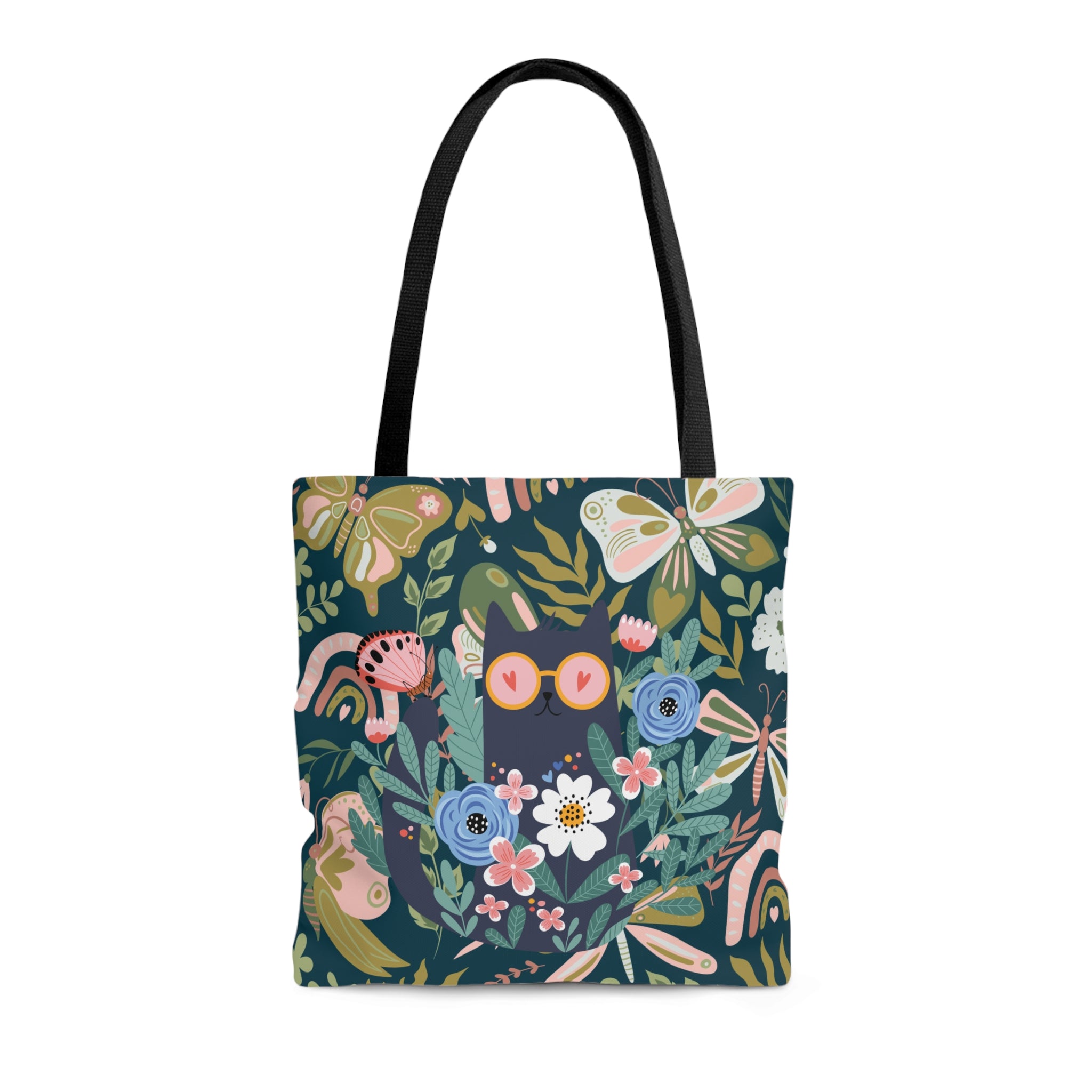 Lulu's Garden : Cool Cats - Trippy Tote Bag