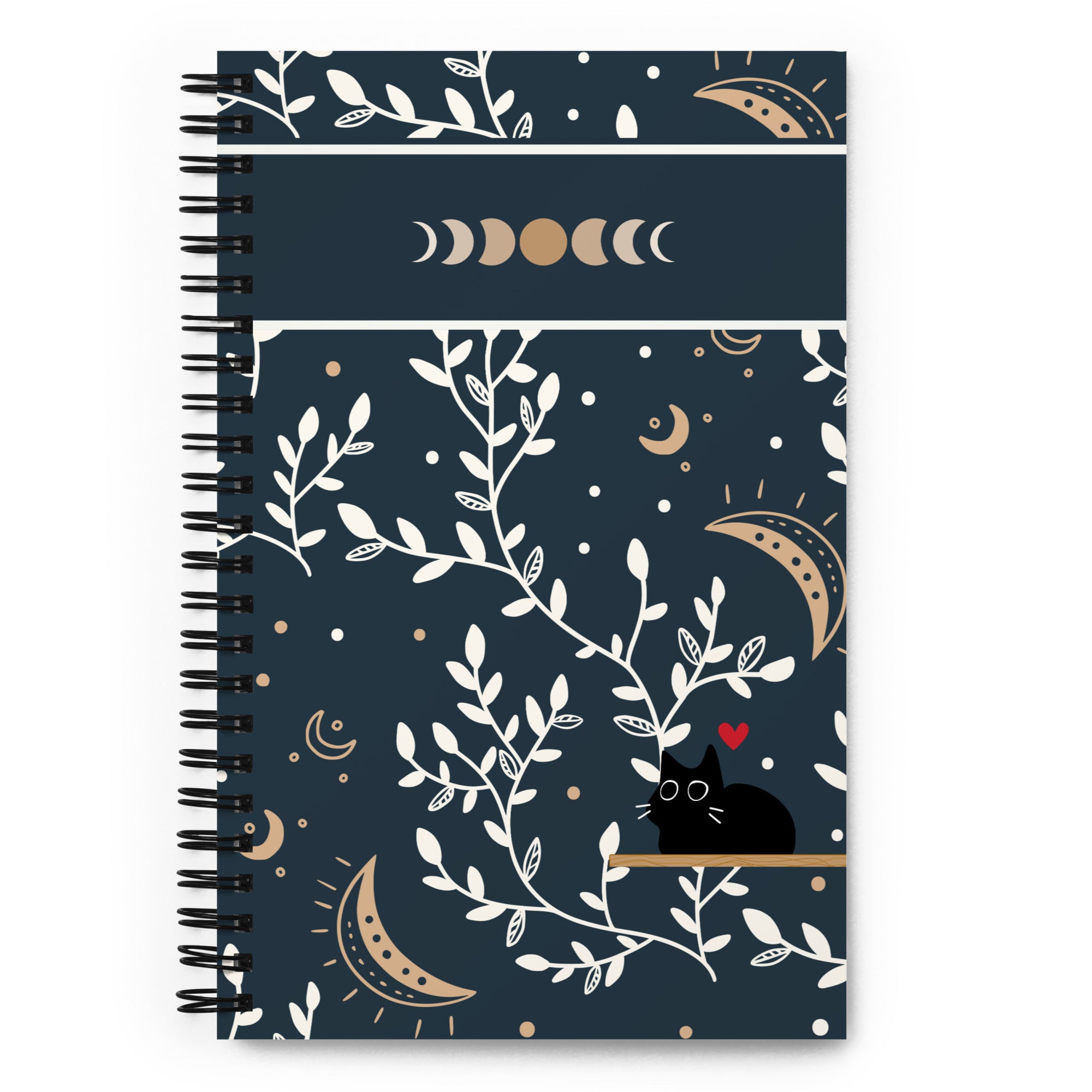 Once Upon a Moon: Spiral Notebook with Dotted pages