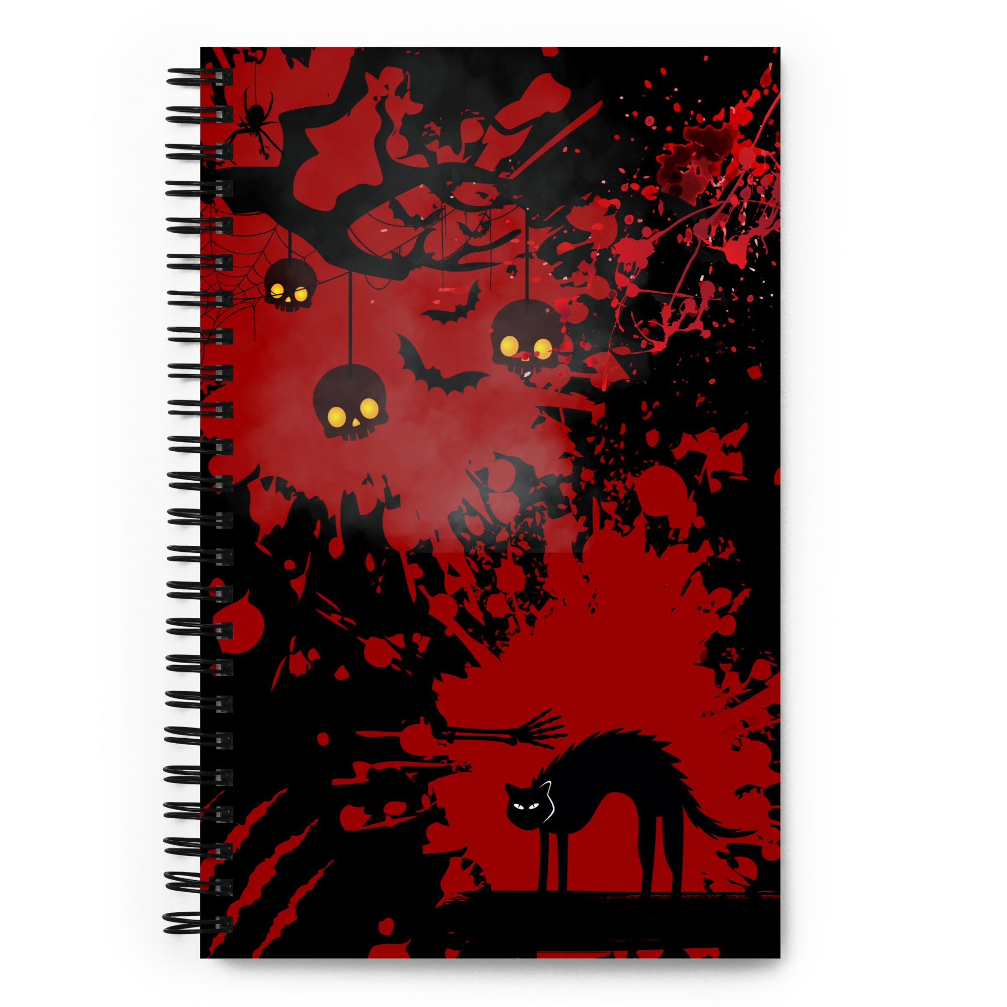 Halloween Special - A Crimson Night : Spiral notebook