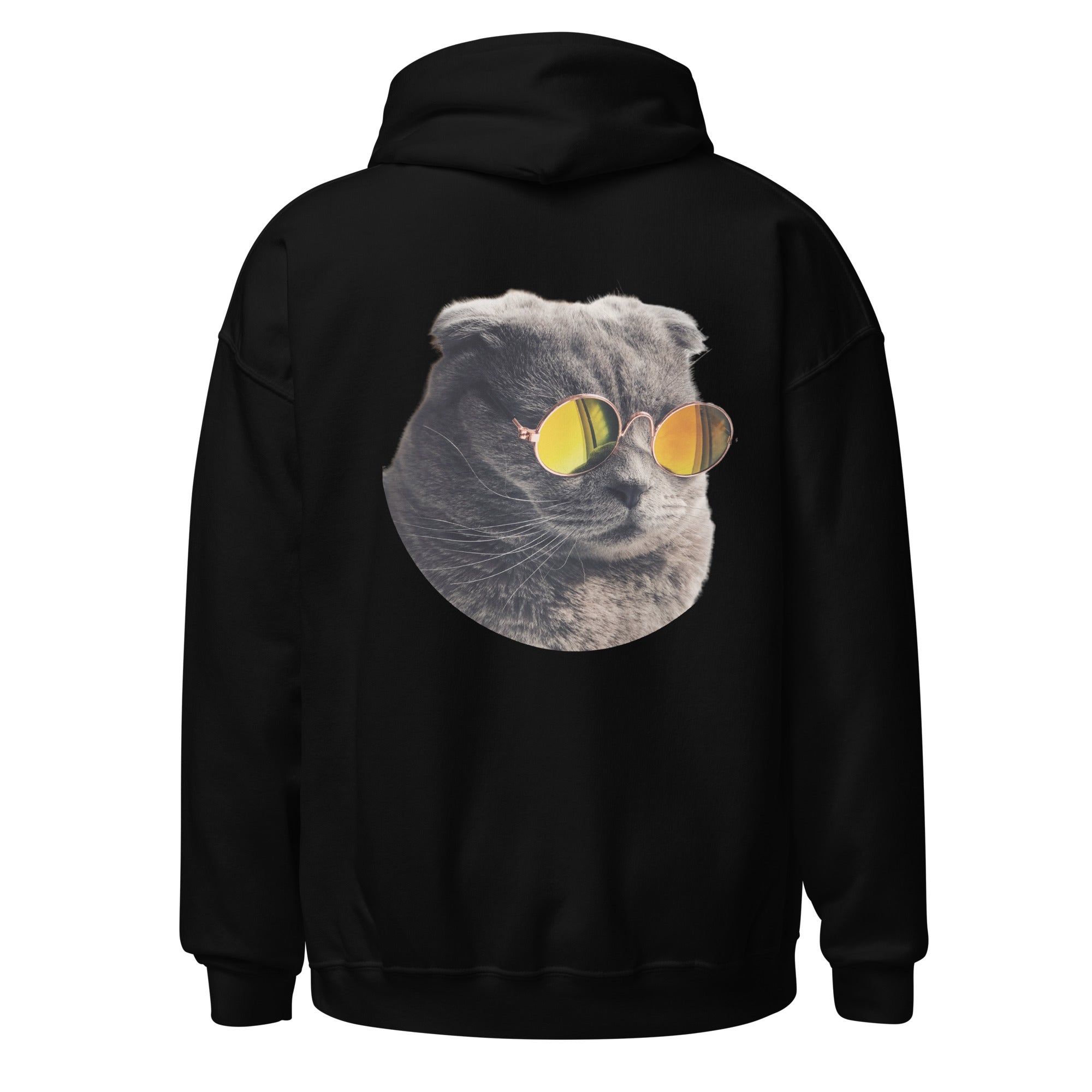 Ricky Cool Cat: Unisex ‘Sexy Back’ Hoodie - Black