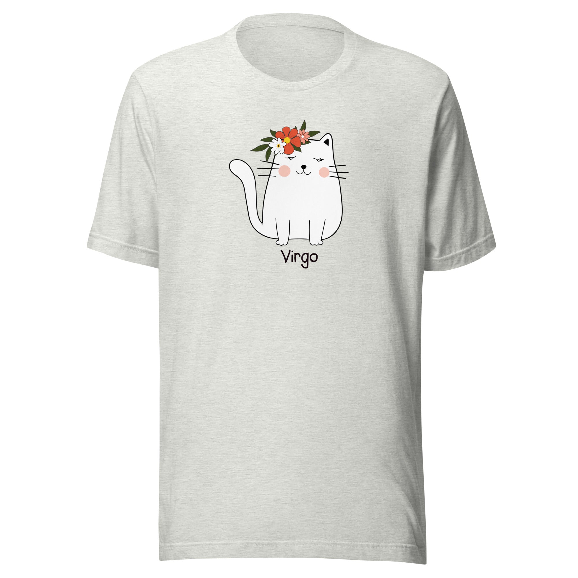 Virgo Lucky Cat: Unisex Essential T-shirt - Pick your colour