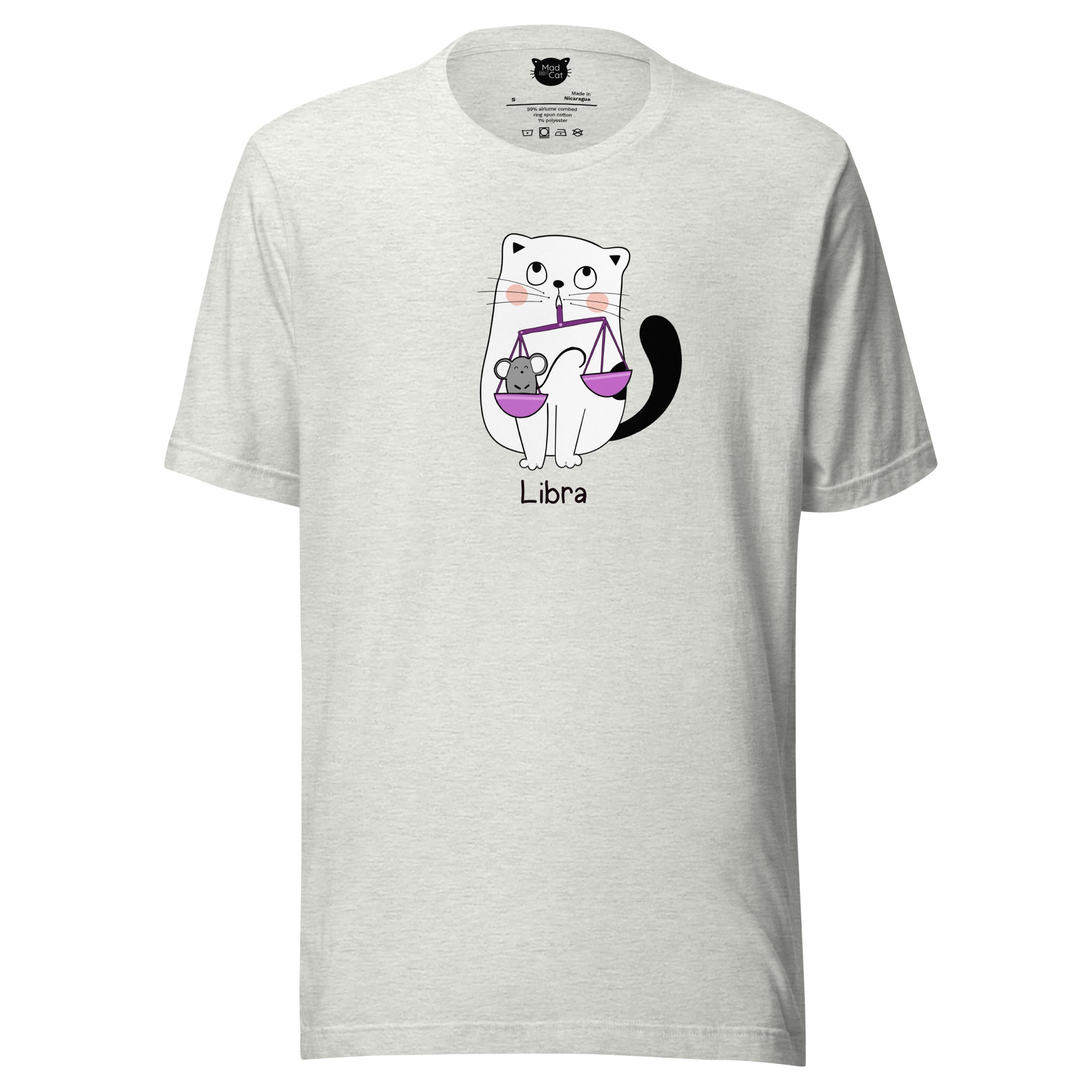 Libra Lucky Cat: Unisex Essential T-shirt - Pick your colour