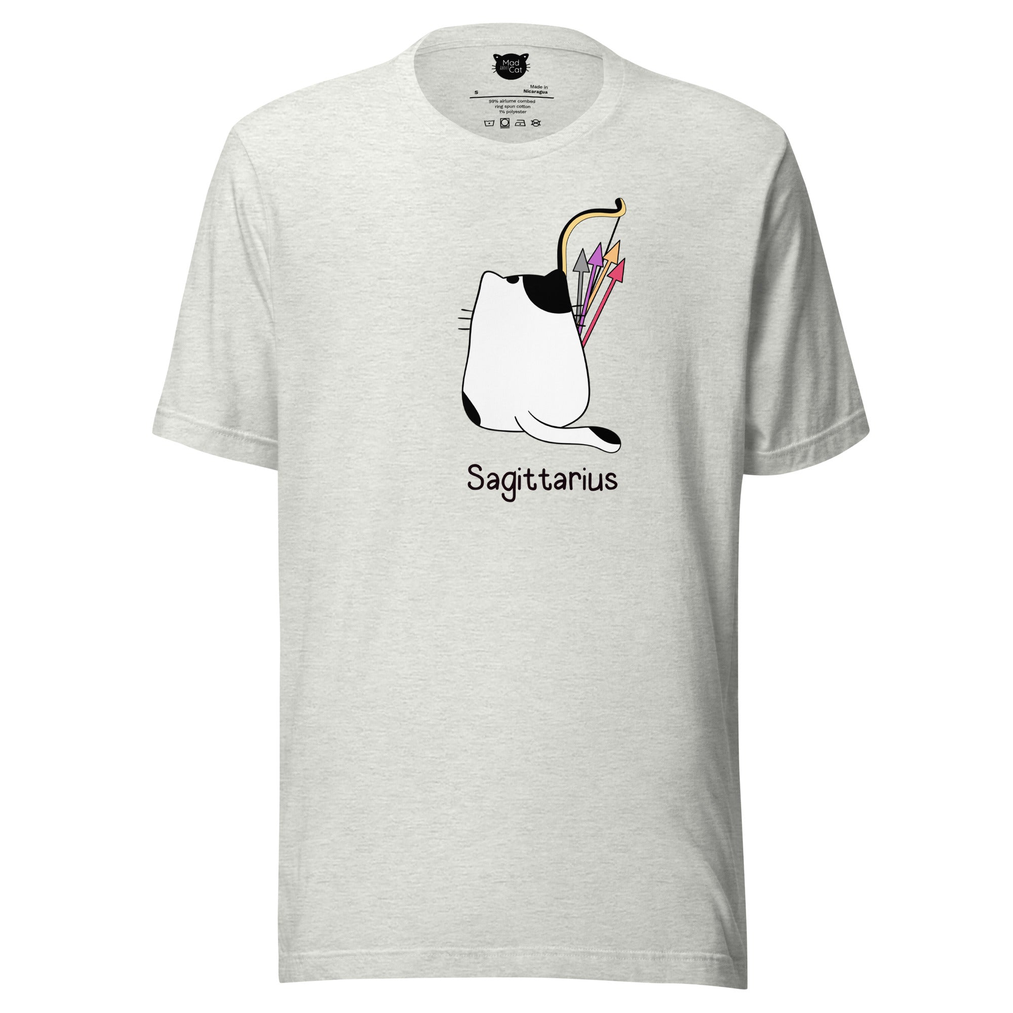 Sagittarius Lucky Cat: Unisex Essential T-shirt - Pick your colour