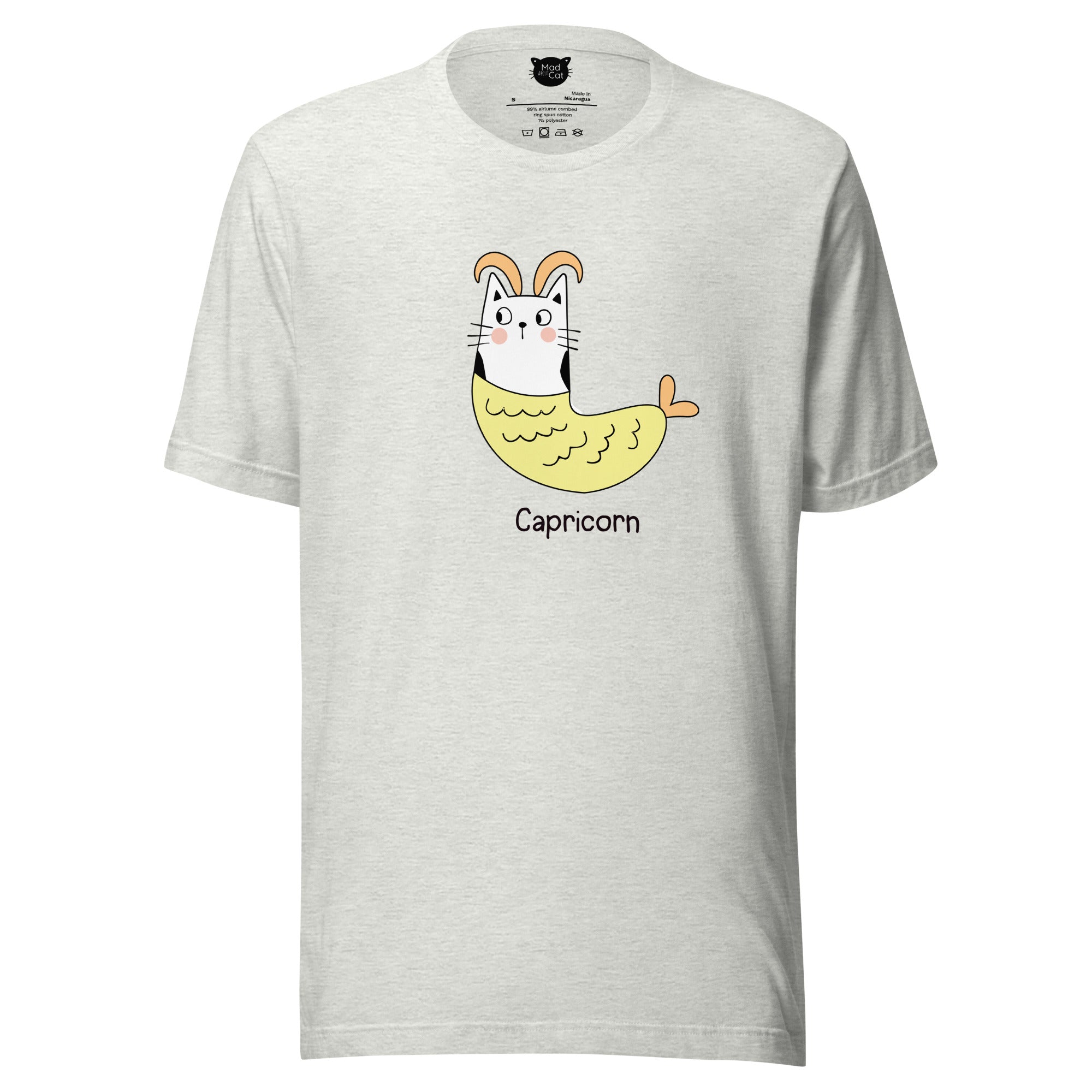 Capricorn Lucky Cat: Unisex Essential T-shirt - Pick your colour