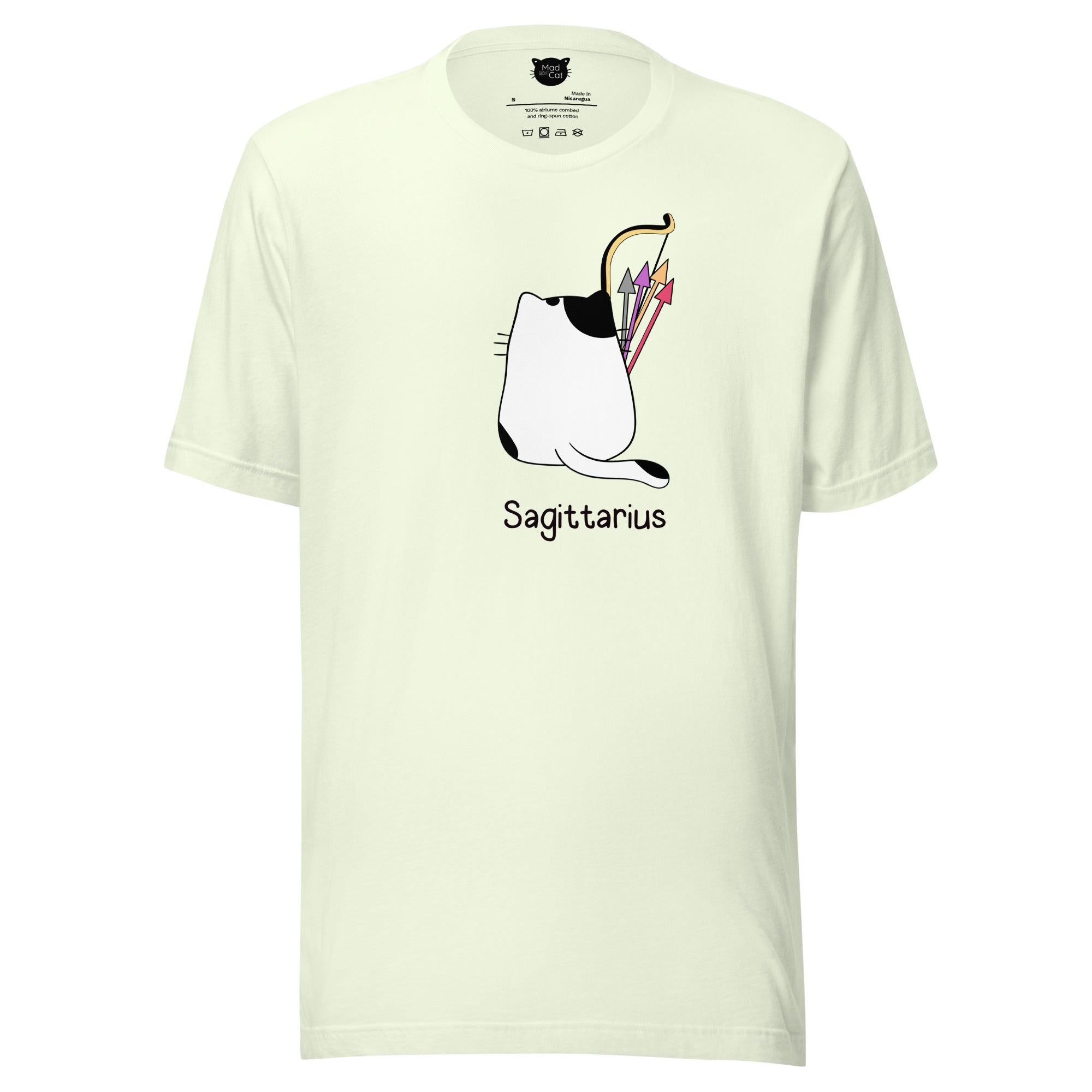 Sagittarius Lucky Cat: Unisex Essential T-shirt - Pick your colour