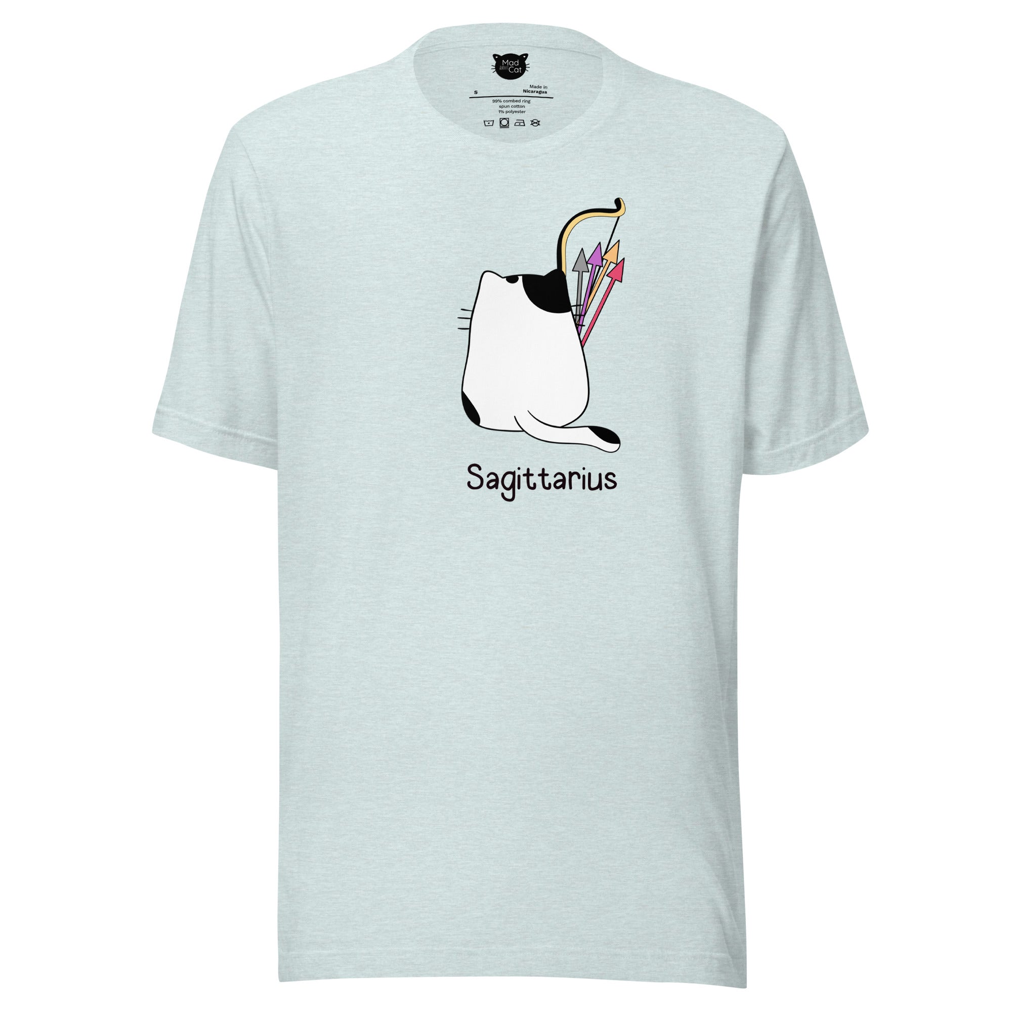 Sagittarius Lucky Cat: Unisex Essential T-shirt - Pick your colour