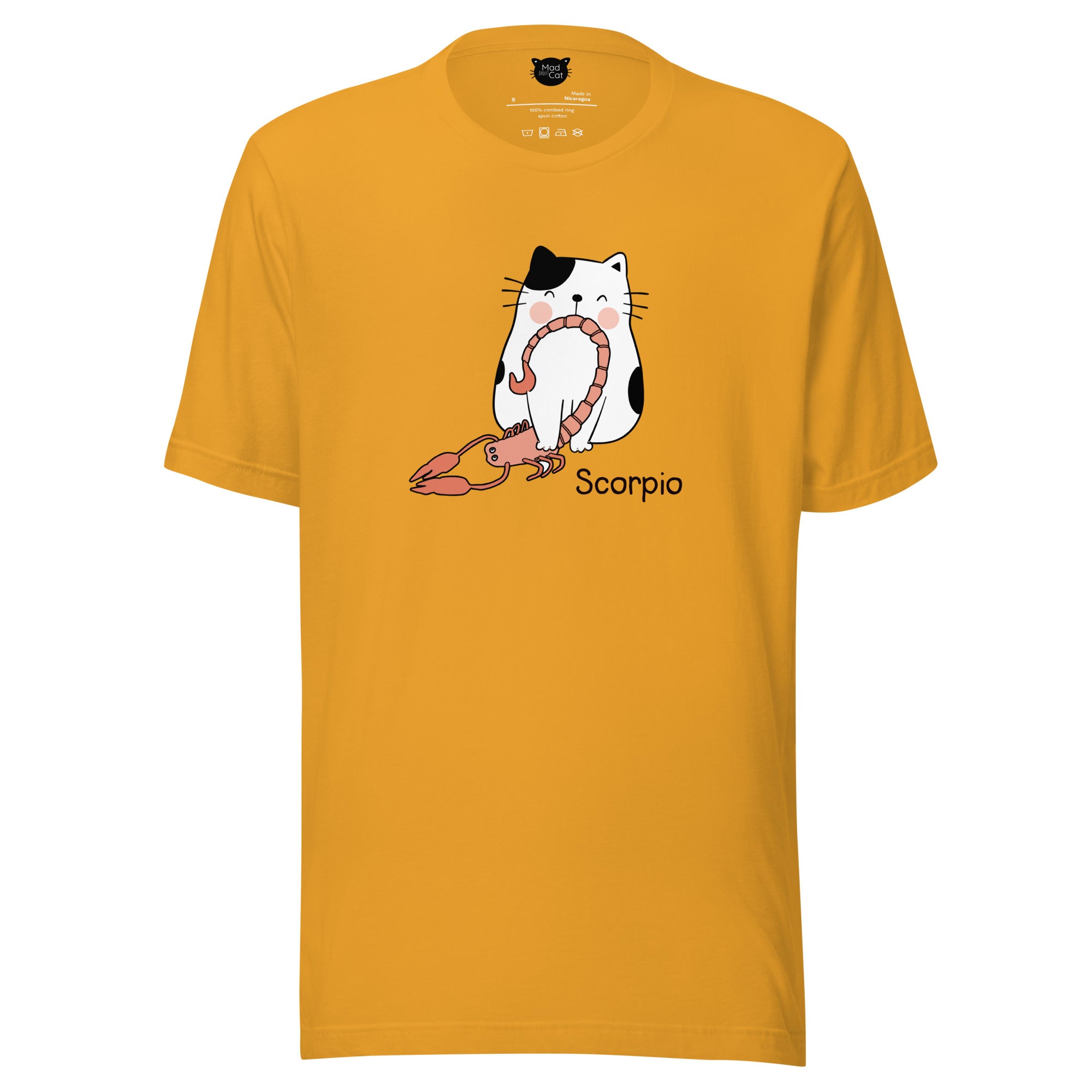 Scorpio Lucky Cat: Unisex Essential T-shirt - Pick your colour